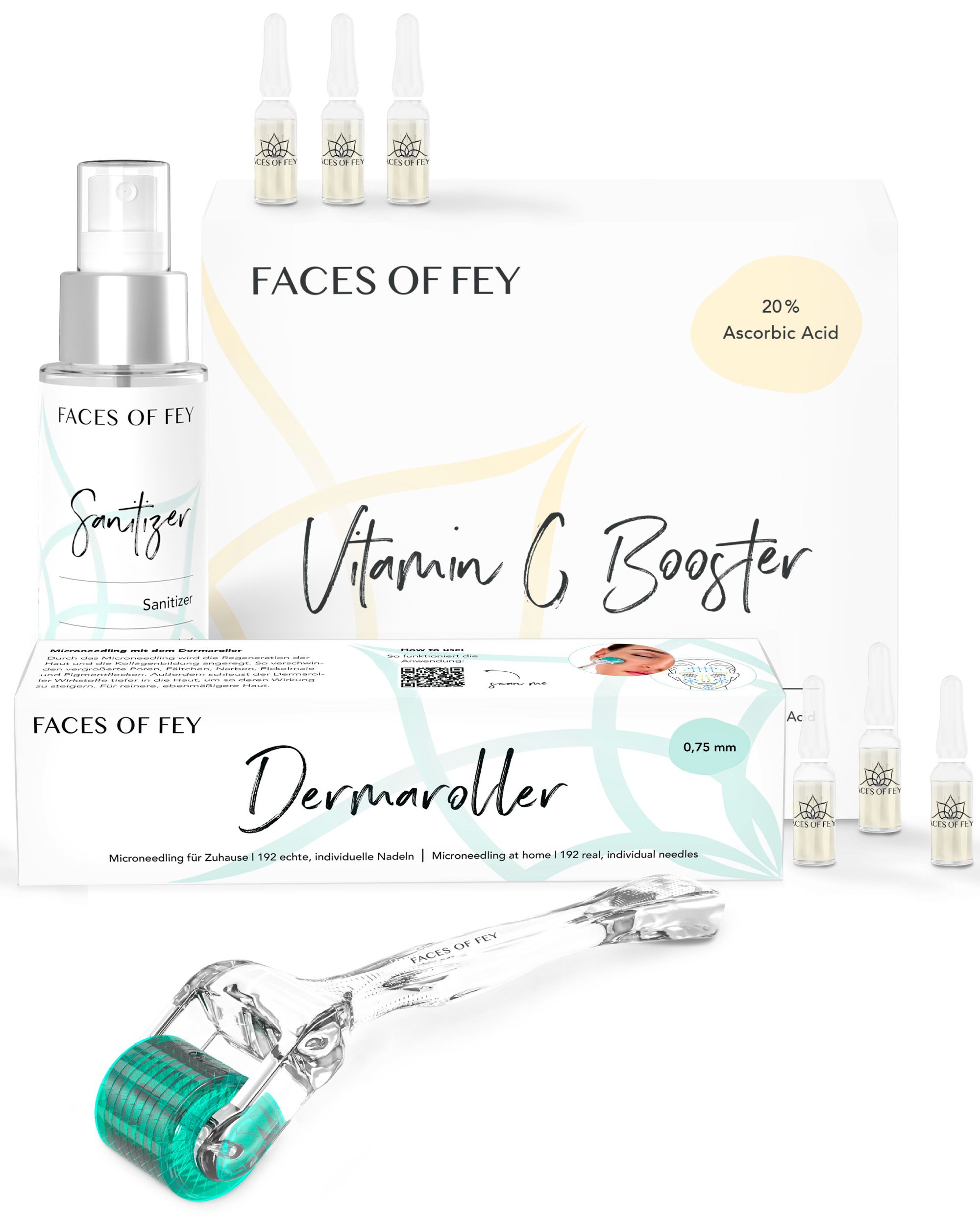FACES OF FEY Microneedlingset Basic Vitamin C 0,75mm
