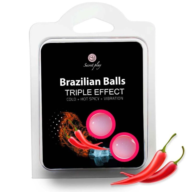 Secretplay - Brasilianische Kugeln Dreifach-Effekt 24 g