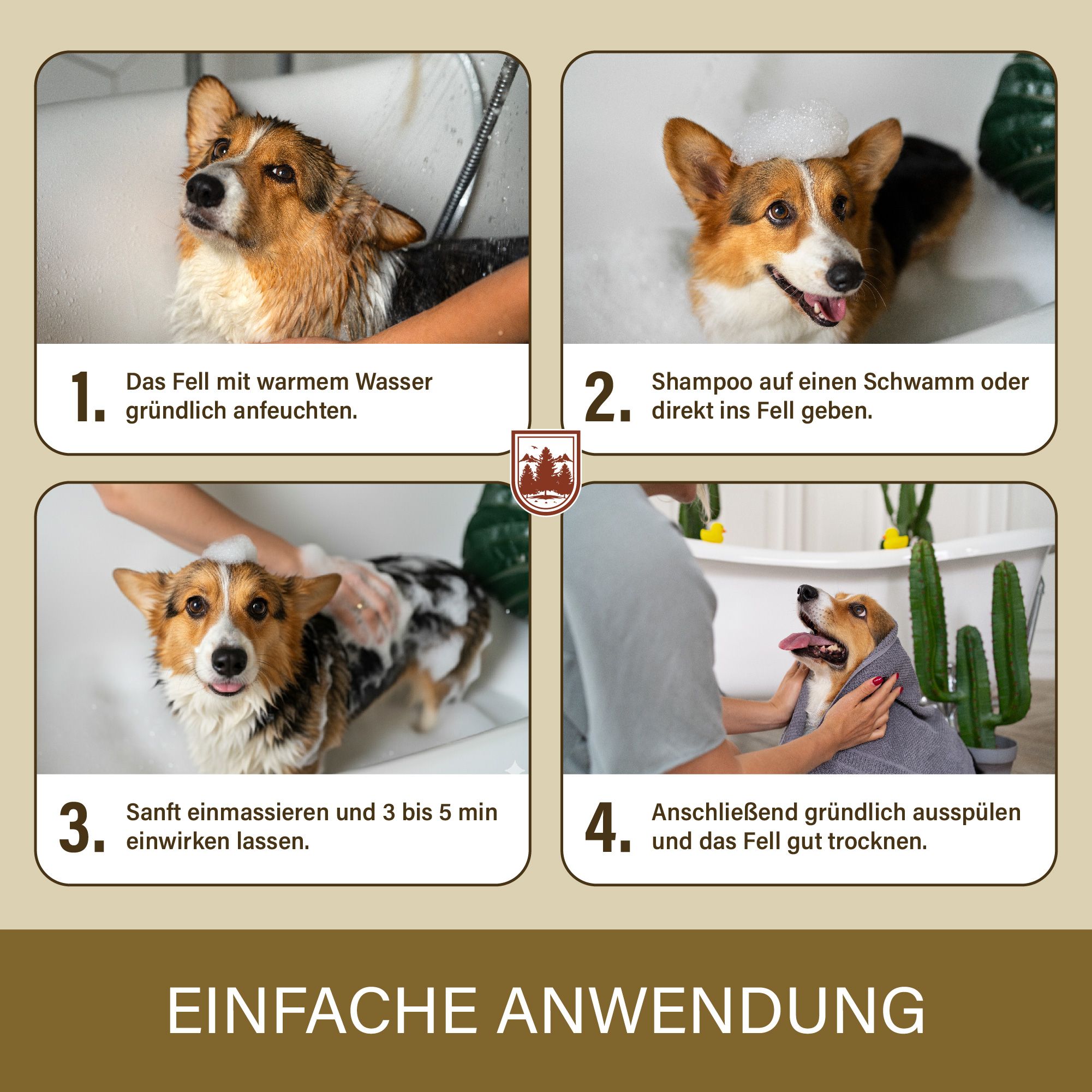 Veddelholzer Natürliches Neemöl Hunde Shampoo