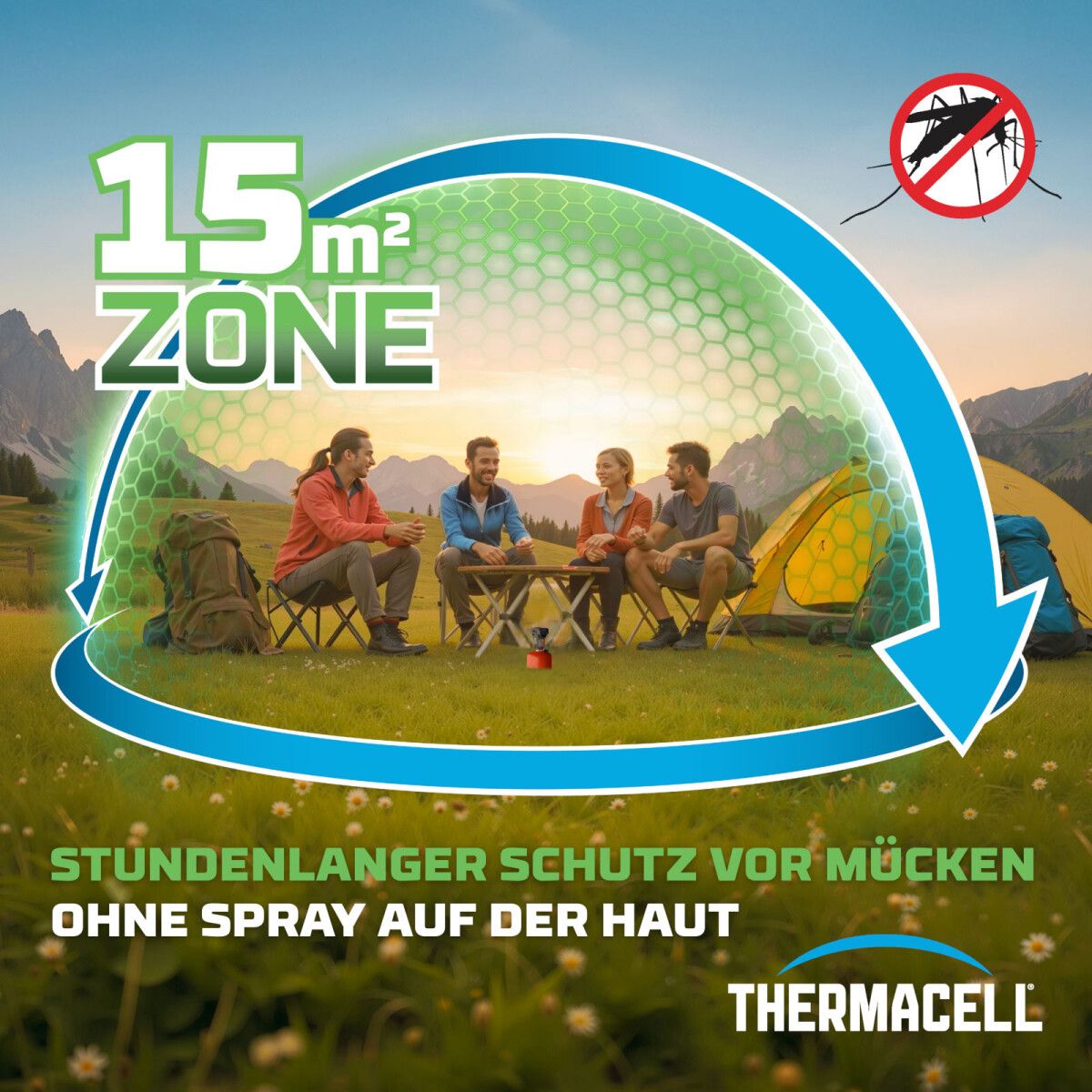 Thermacell Mückenabwehr Backpacker - Mückenschutz Gerät