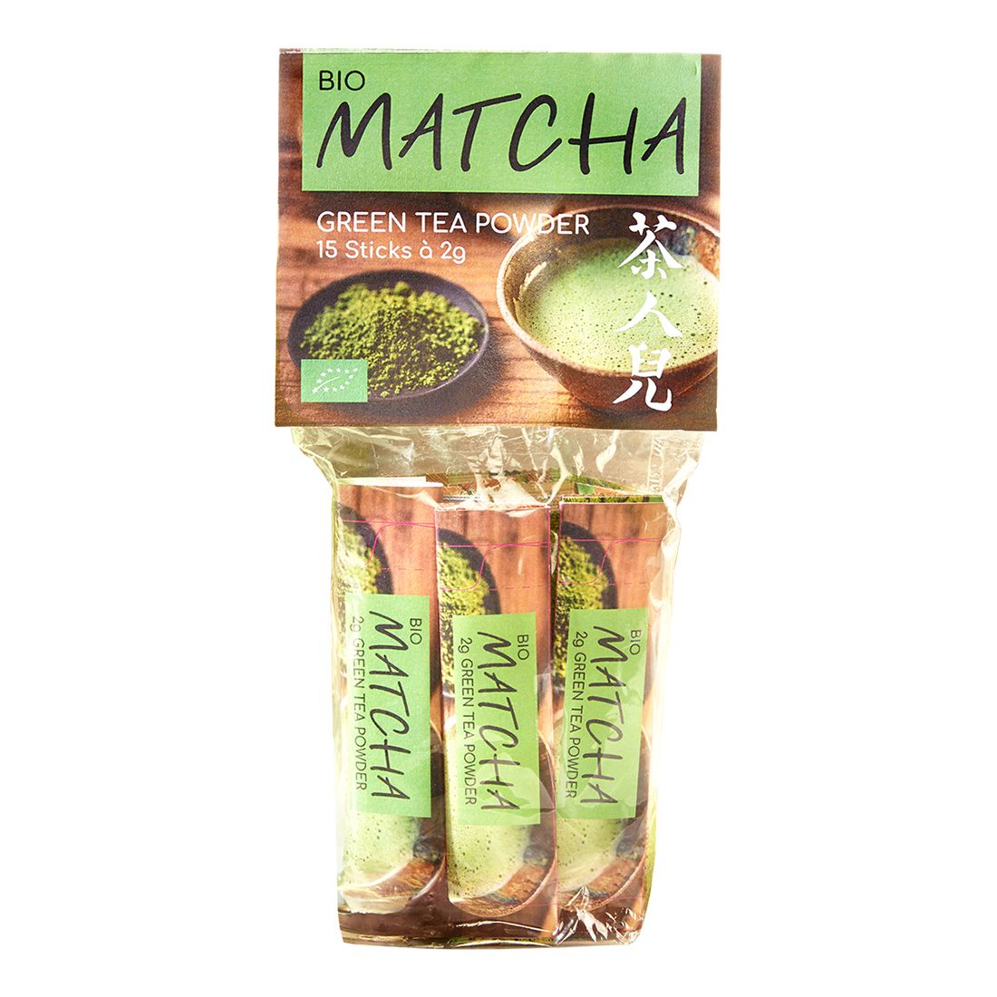 Schrader Grüner Tee Matcha-Sticks Bio 0,03 kg