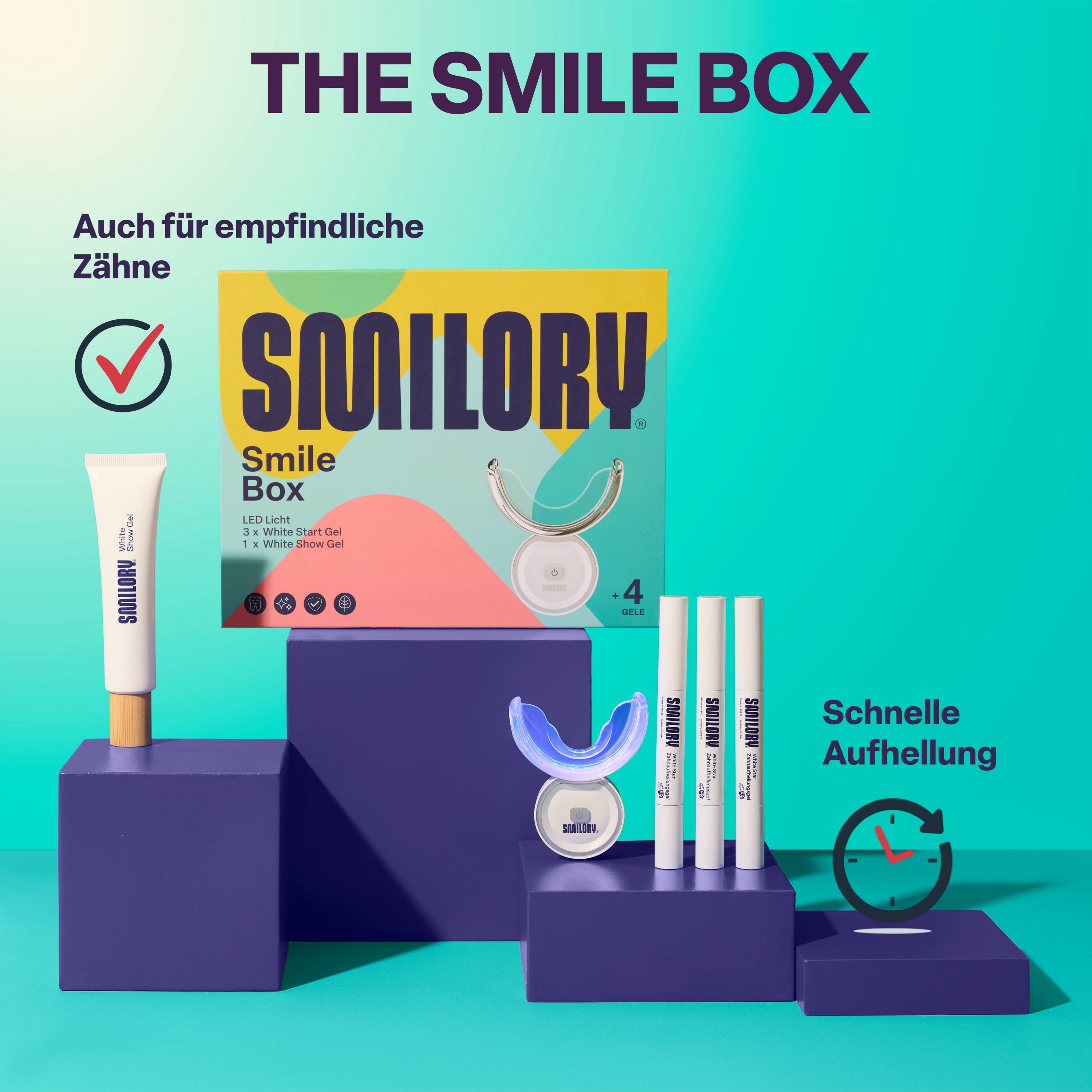 Smilory® Space Light - Professionelles Zahnaufhellungsset