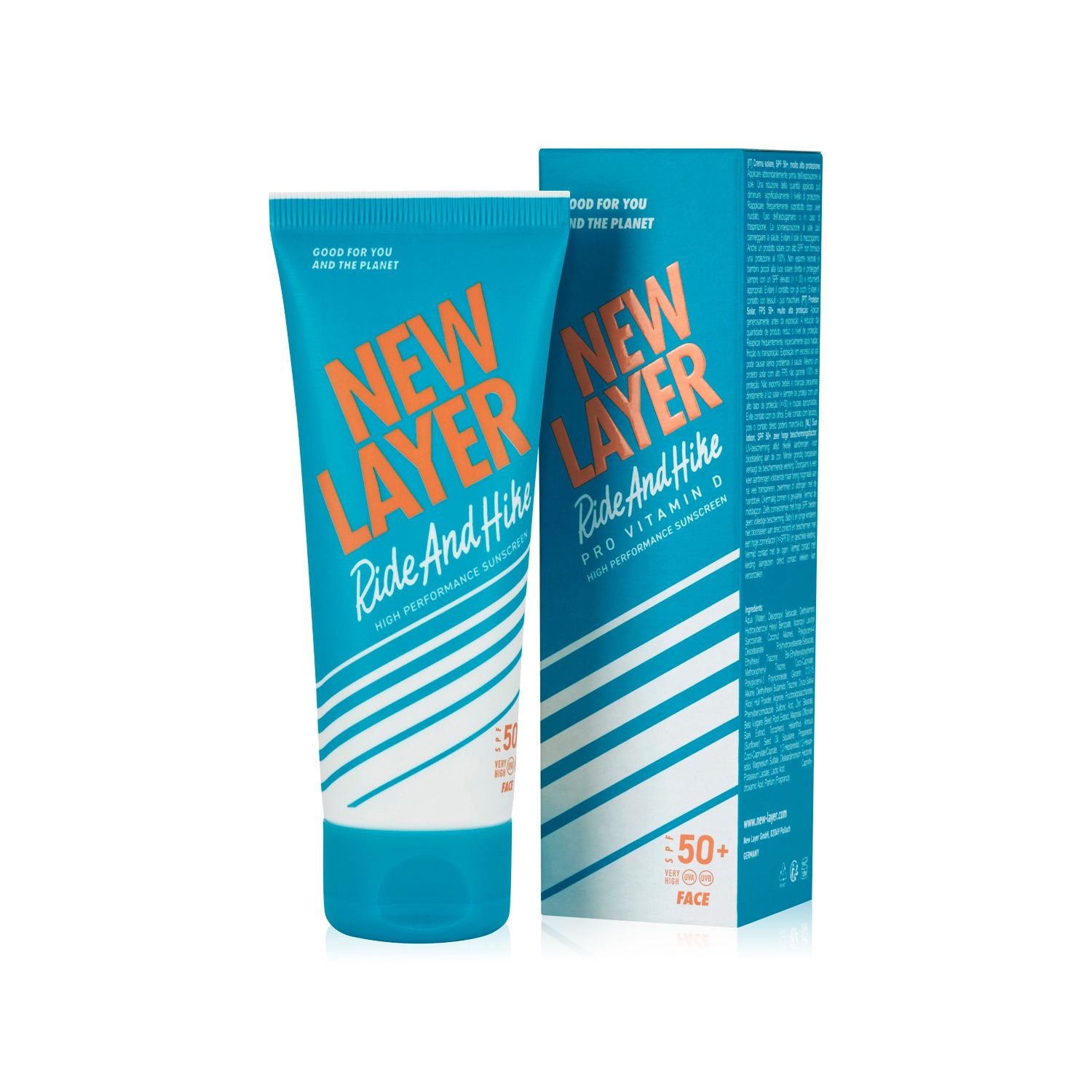 NEW LAYER Pro Vitamin D Sonnencreme Gesicht & Reise LSF50+