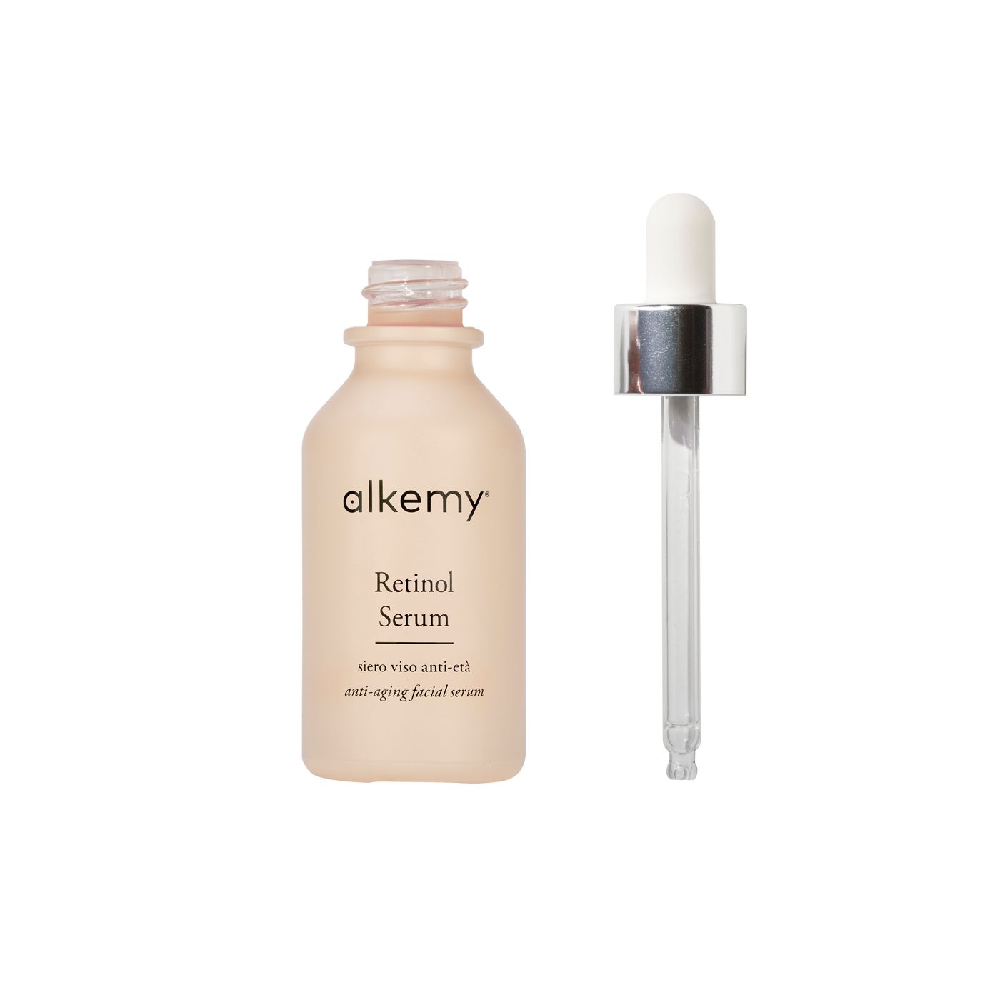 Alkemy Gesichtsserum mit 2 % Retinol, Anti-Aging Nachtbehandlung gegen Falten