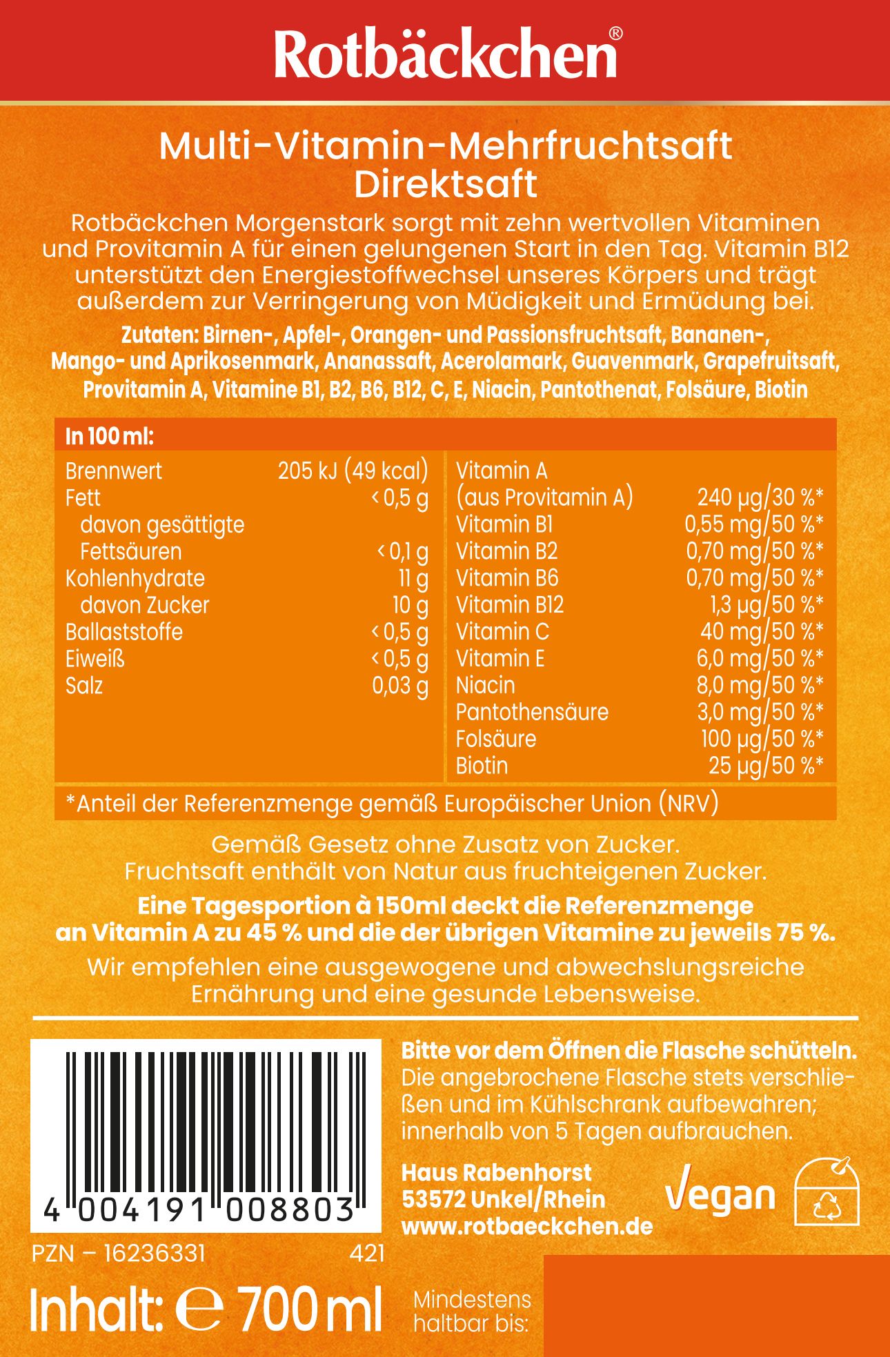 Rotbäckchen Morgenstark