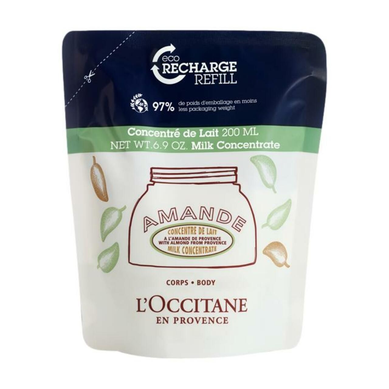 L'Occitane, Mandel Körpercreme Öko-Nachfüllpackung