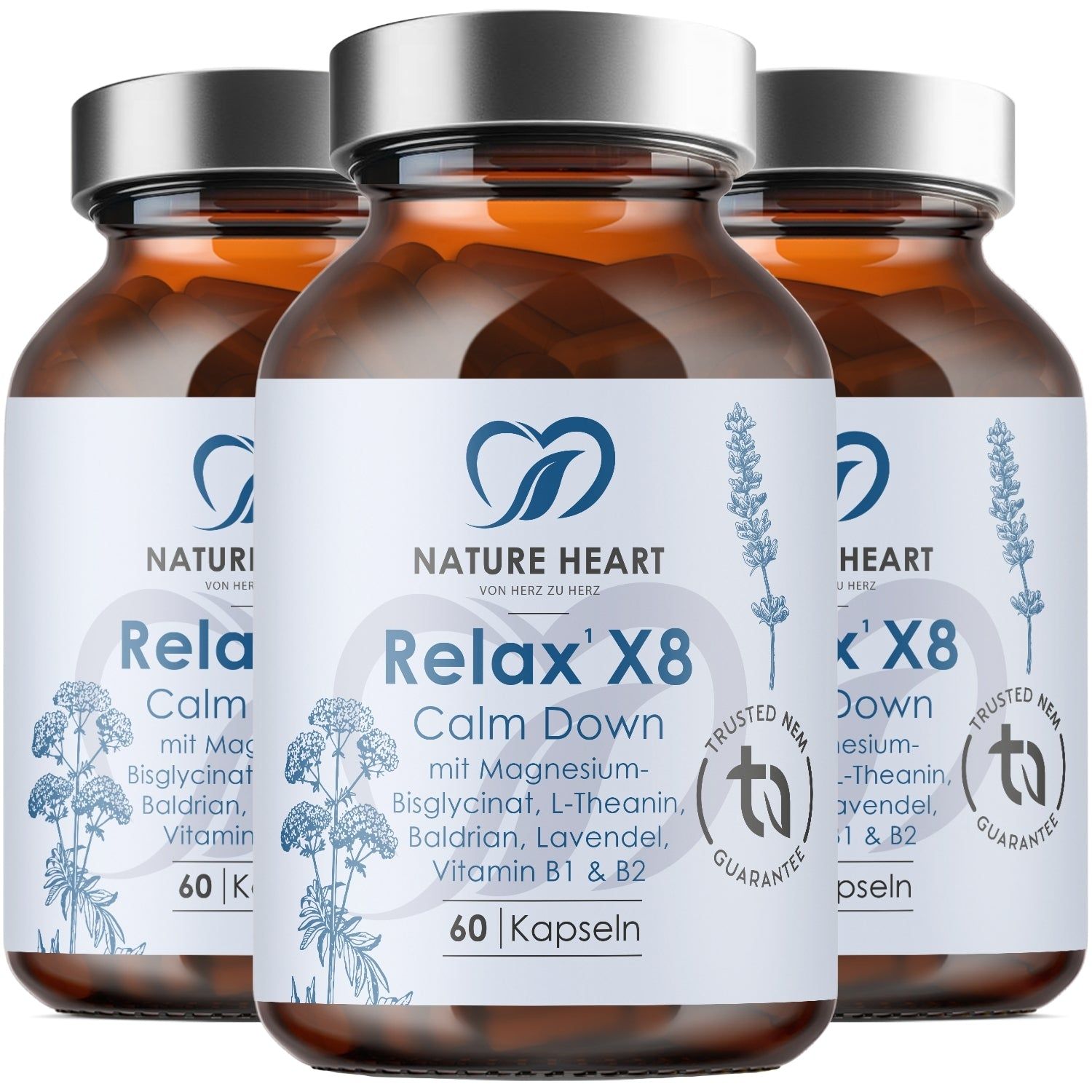 Nature Heart Relax X8 3x60 St Kapseln