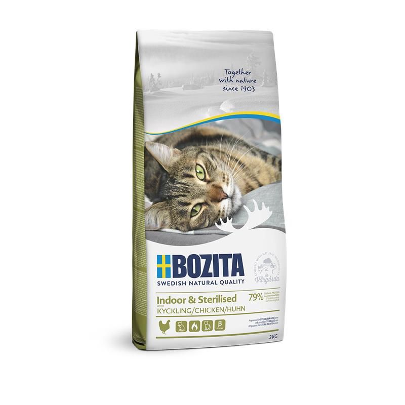 Bozita Katze Indoor & Sterilised Chicken 2 kg Futter