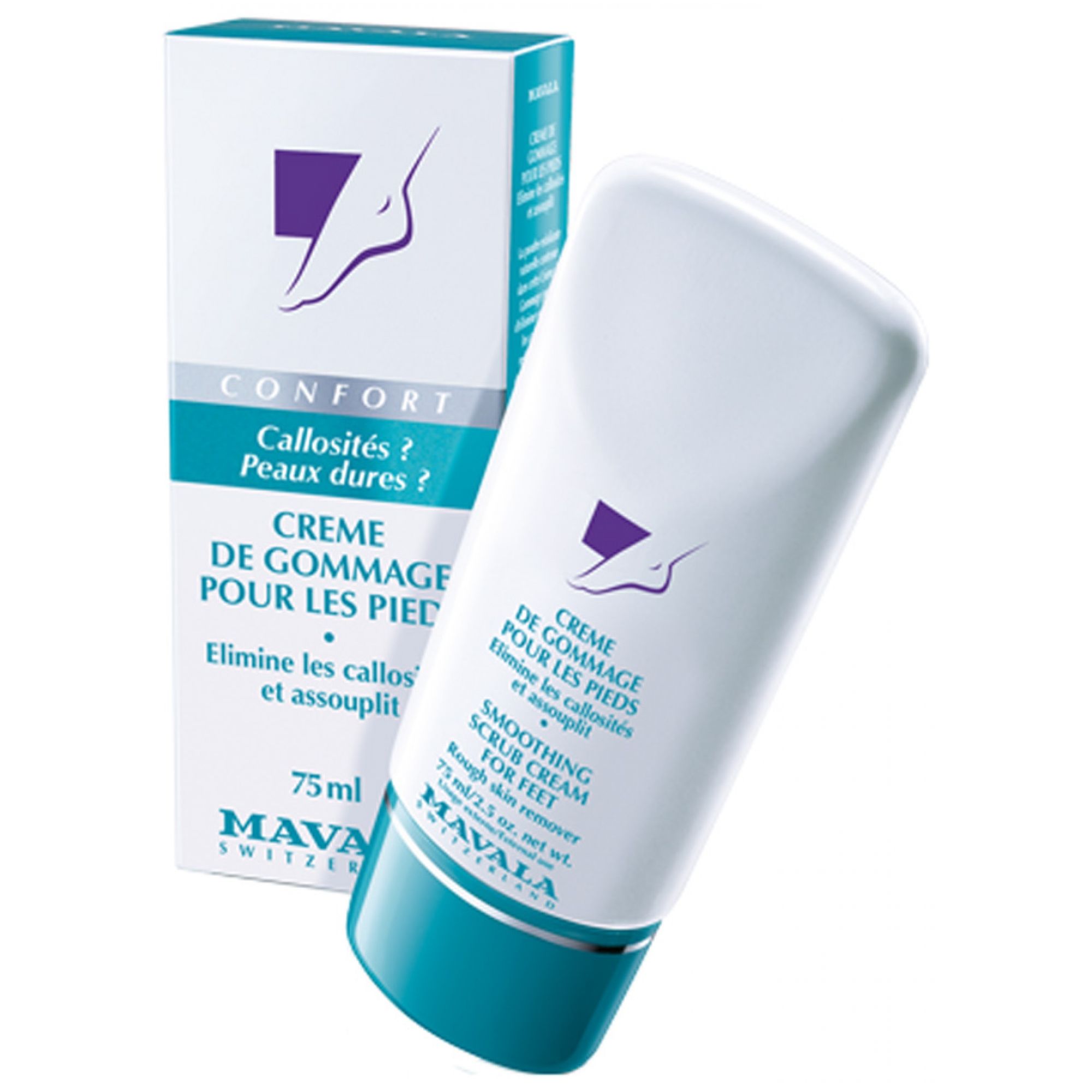 Crema Scrub Smoothing Mavala per Piedi, 75 ml