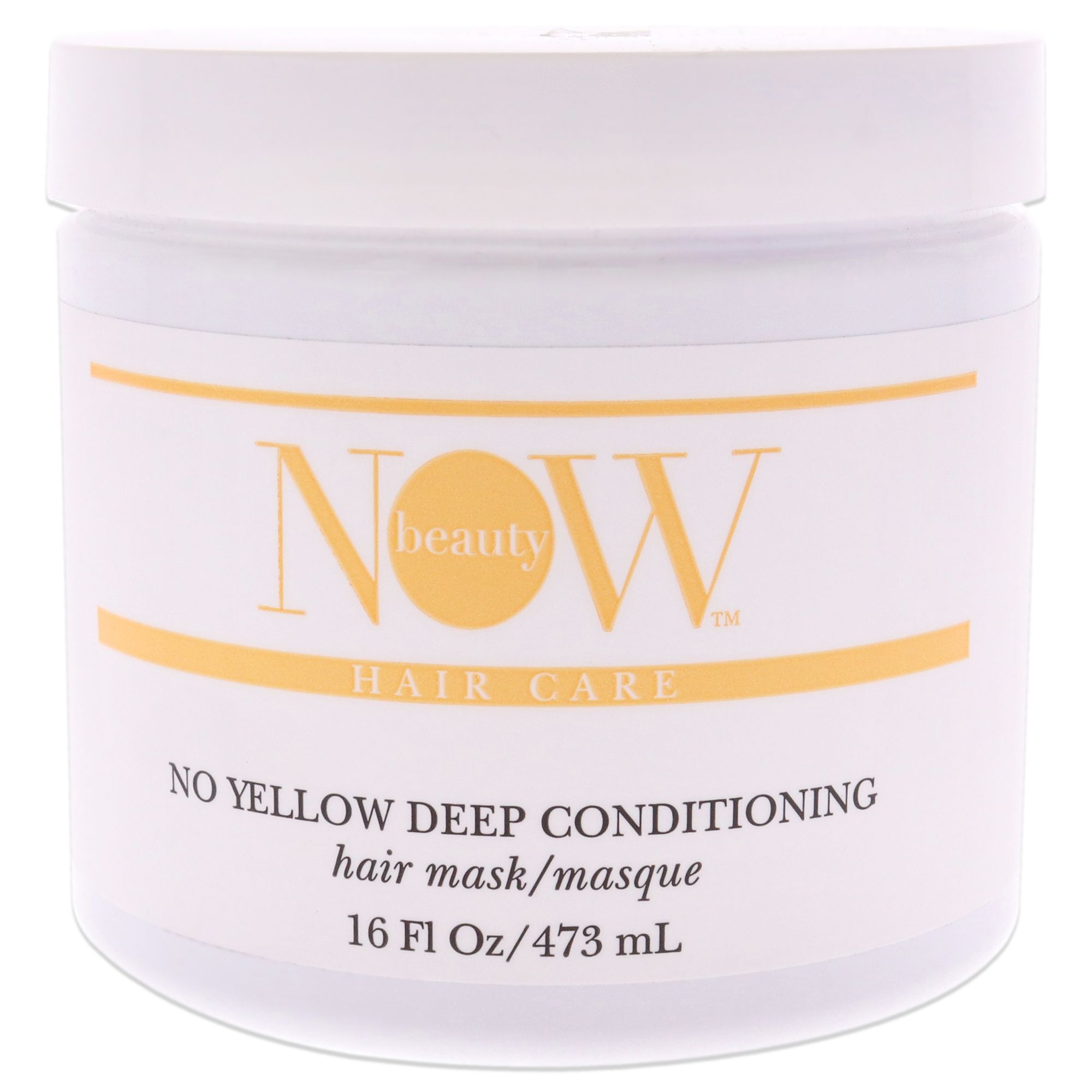 No Yellow Deep Conditioning Hair Mask by NOW Beauty for Unisex 473,18 ml