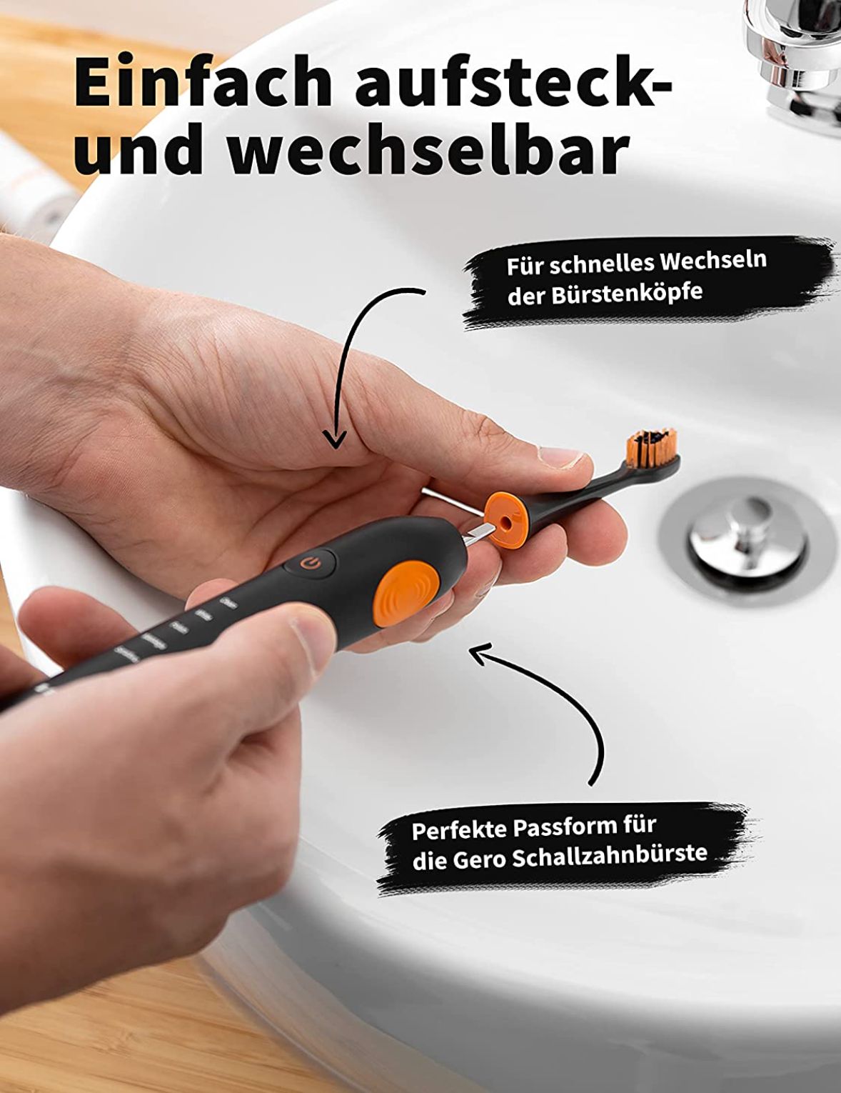Zahnheld Bürstenkopf Basic Mini weiß (3 Stück)