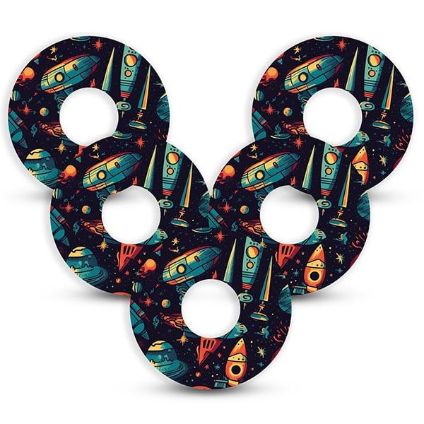 Diasticker® Freestyle Libre 3 / 3 Plus Fixiertapes "Stars of the Universe"