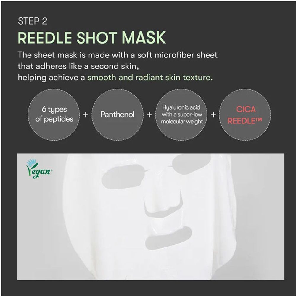VT COSMETICS Mild Reedle Shot 300 2-Step Face mask