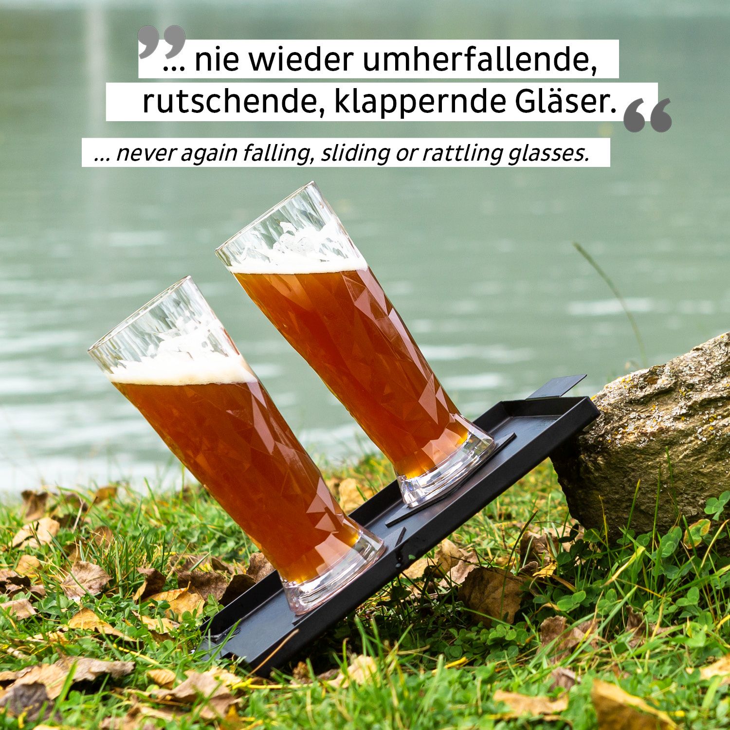 Silwy Magnet-Kunststoffgläser BIER (2er Set) Hightech