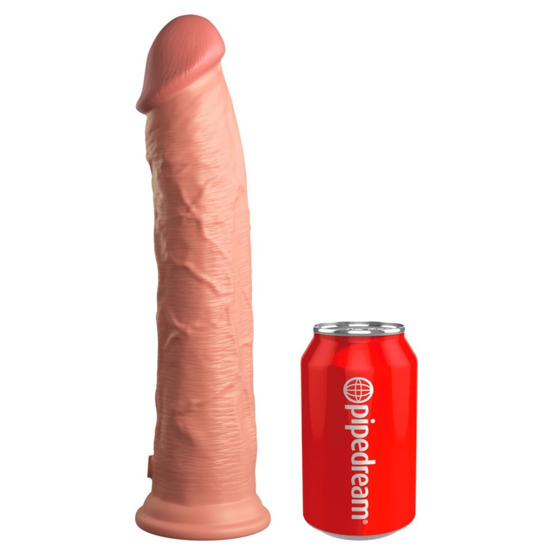 King Cock Naturdildo '11“ Dual Density Silicone' 1 St Vibrator