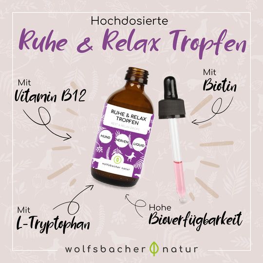 Wolfsbacher Natur Ruhe & Relax Konzentrat 50 ml Tropfen zum Einnehmen