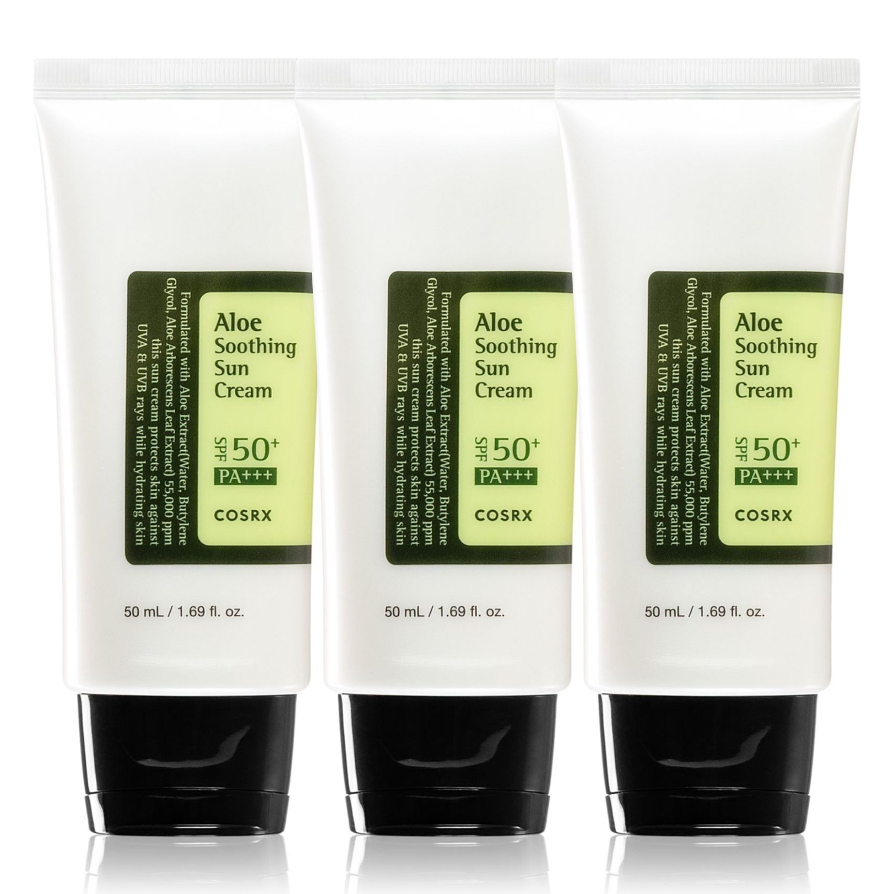 COSRX Soothing Sun Cream SPF 50+ Sonnenschutzcreme mit Aloe Vera