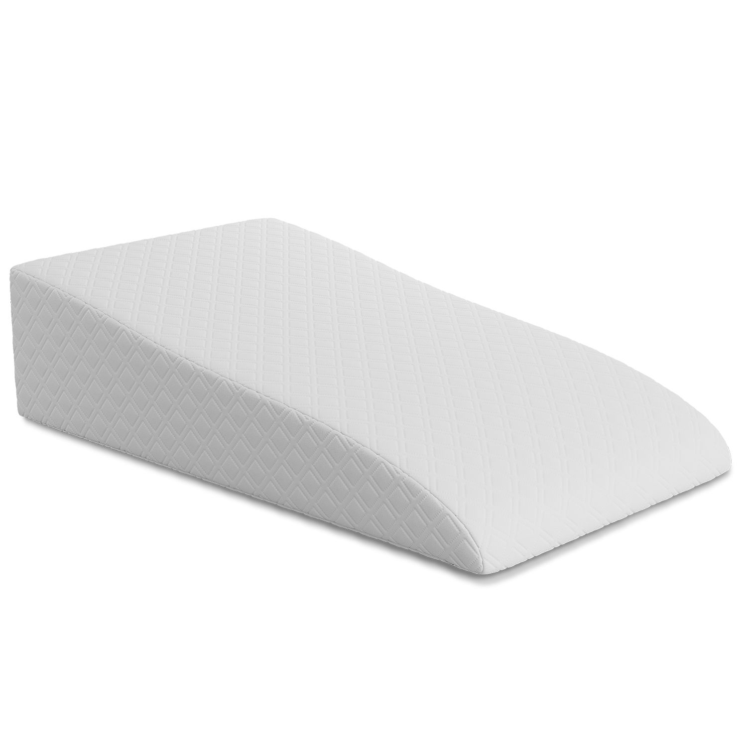 ELONEO Venenkissen Beinhochlagerungskissen aus Memory Foam mit abnehmbaren Bezug, 59x39x16 cm