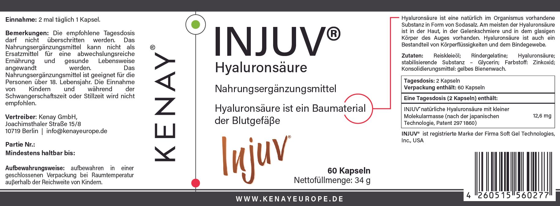 INJUV® Hyaluronsäure KENAY®