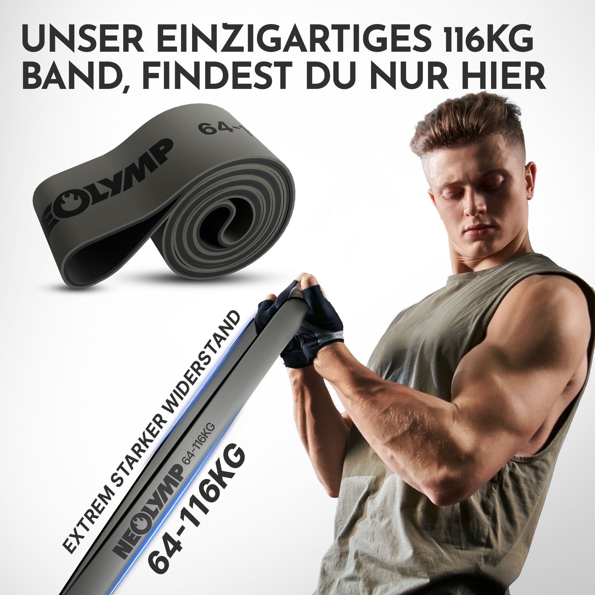 NEOLYMP Resistance Bands 64-116 kg