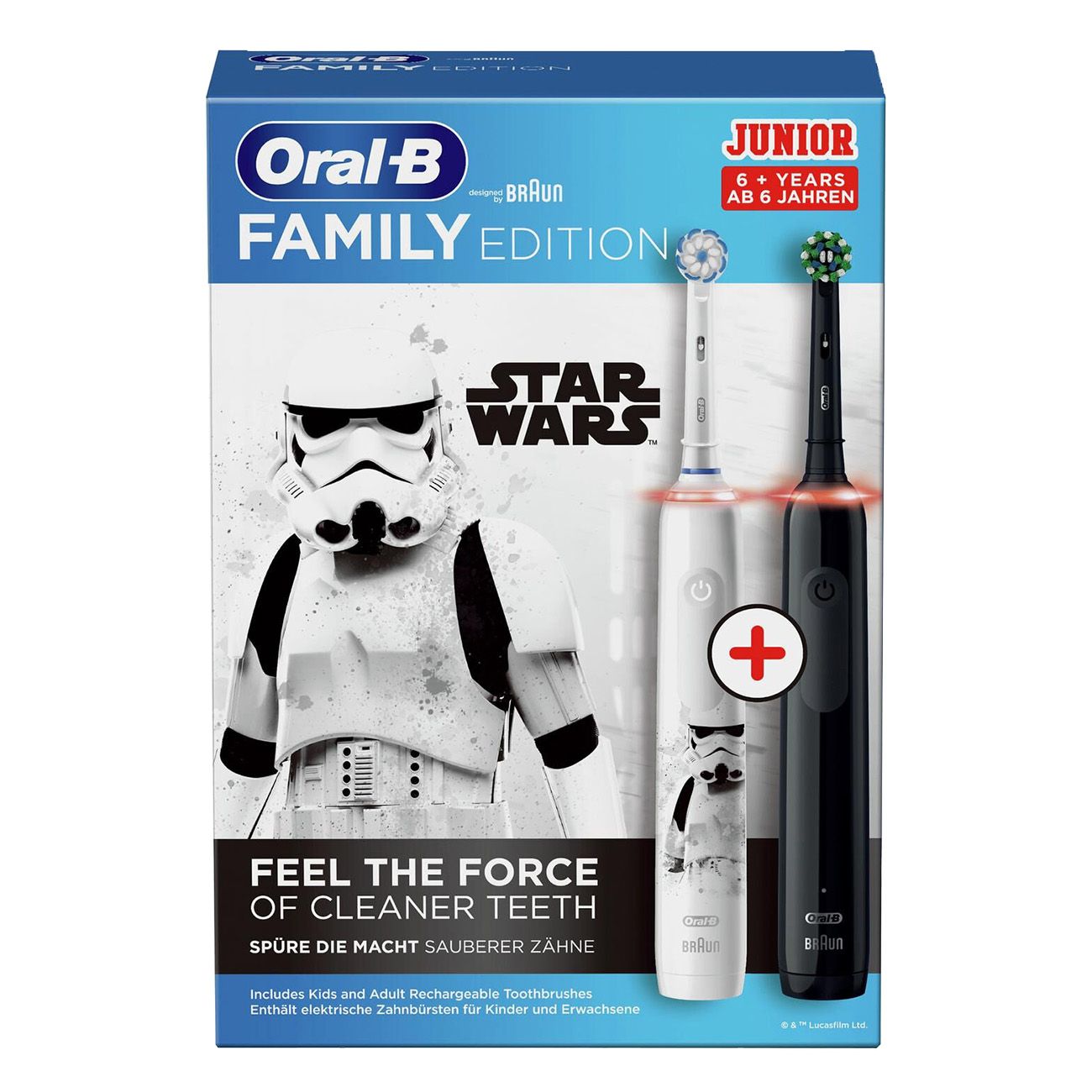 Oral-B Pro 3 Family Edition Jr. Star wars Elektrische Zahnbürste