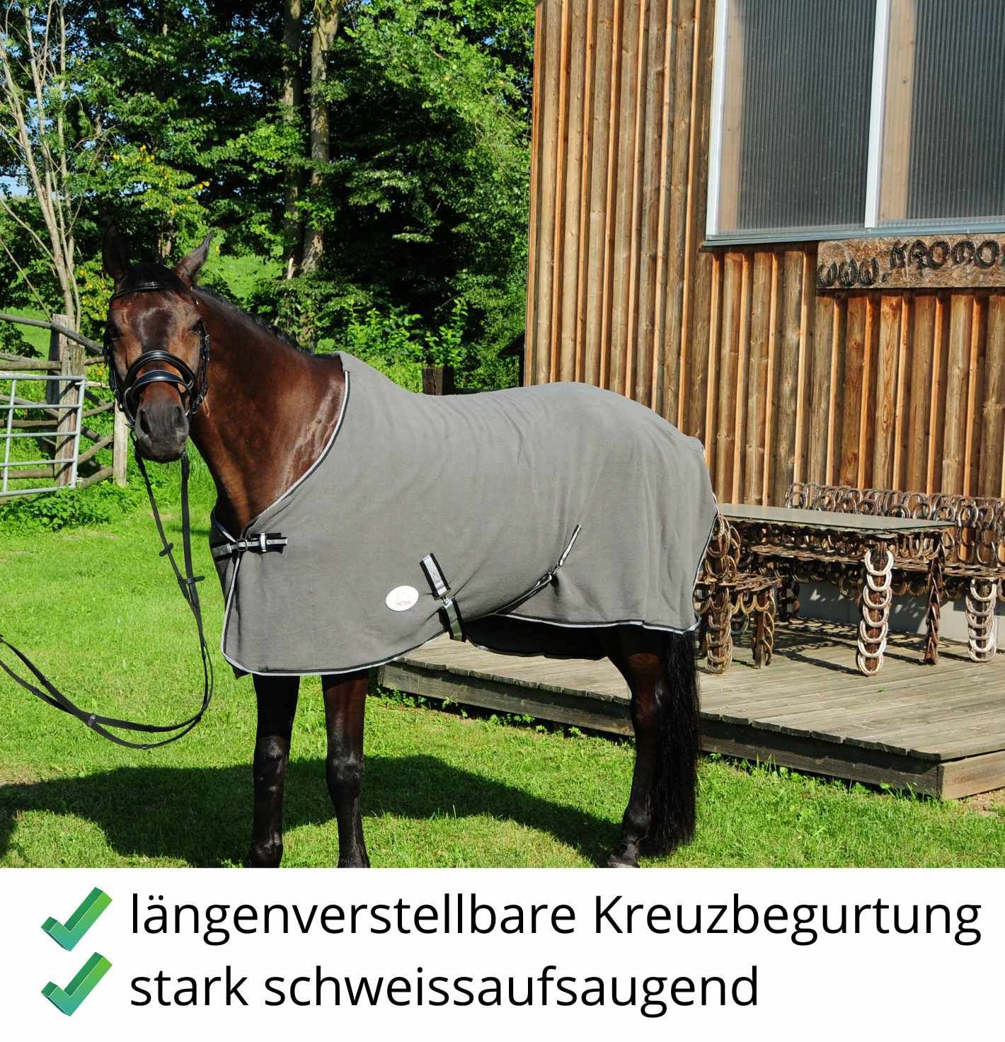 AMKA Pferde Fleecedecke