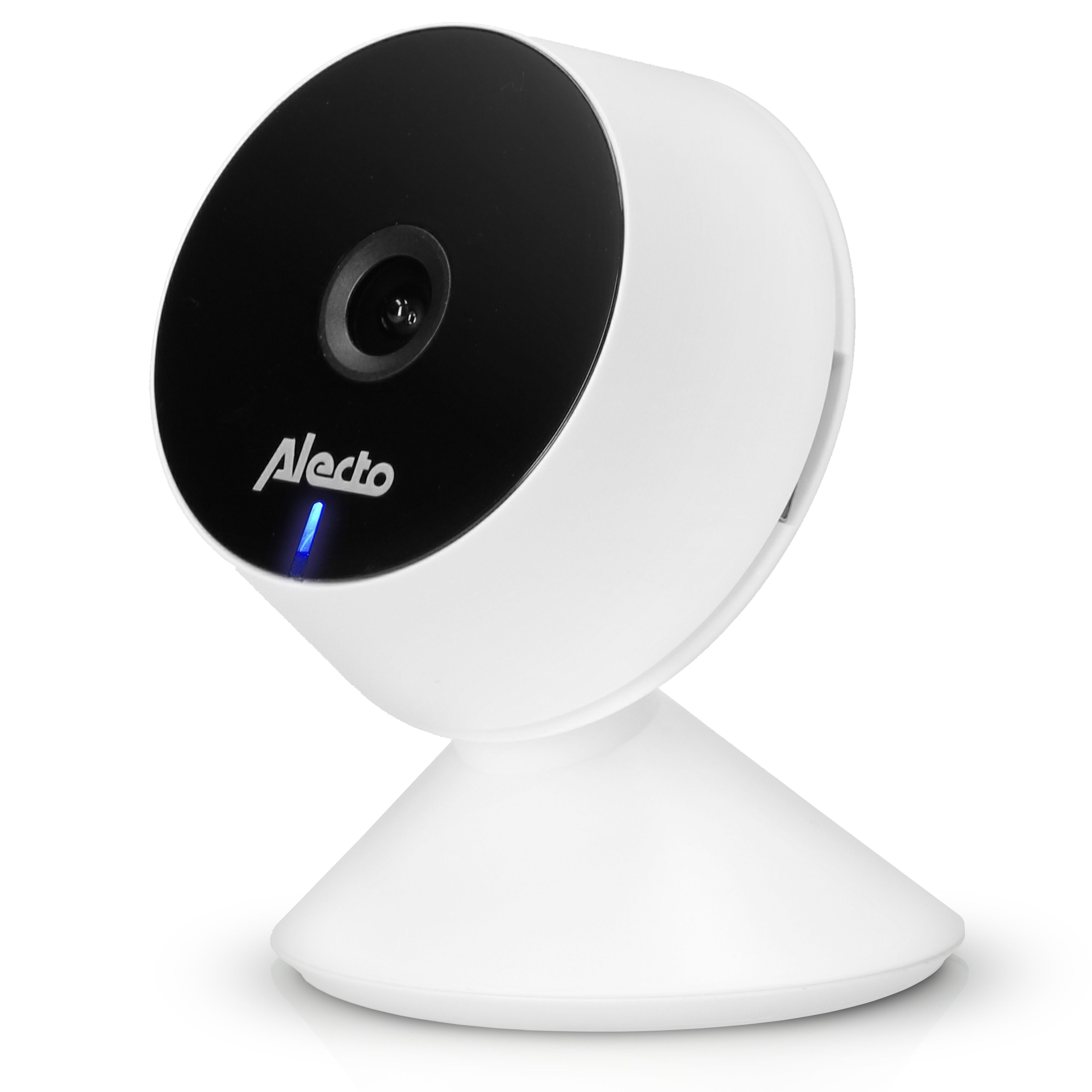 Alecto SMARTBABY5 WLAN-Babyphone mit Kamera Weiß 128GB Full-HD 100° Blickwinkel