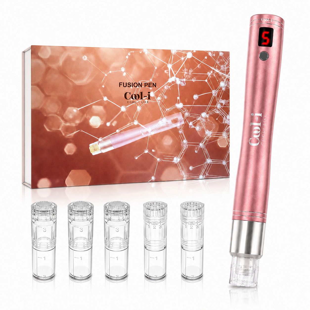 A3 Fusion Pen, neue Generation mit 3 ml Kartusche, einstellbare Abgabe, 5 Stufen & Sicherheitsstopp