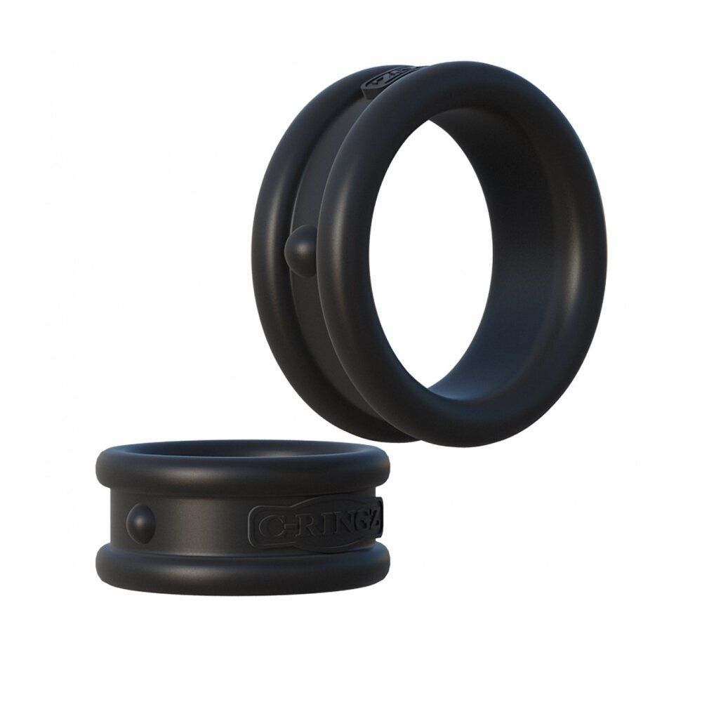 Breite Penisringe, 2-er Set | Fantasy C-Ringz