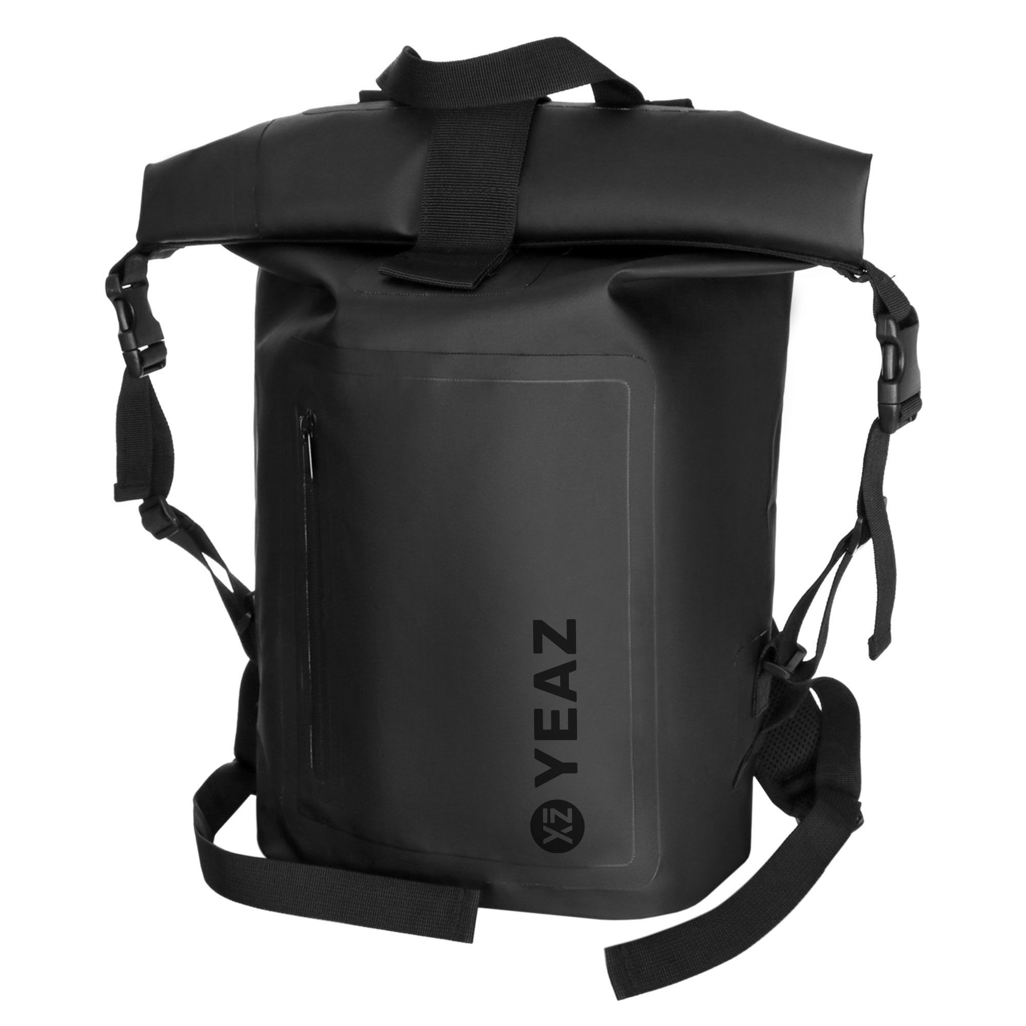 YEAZ STOCKHOLM Wasserfester Rucksack schwarzes Logo