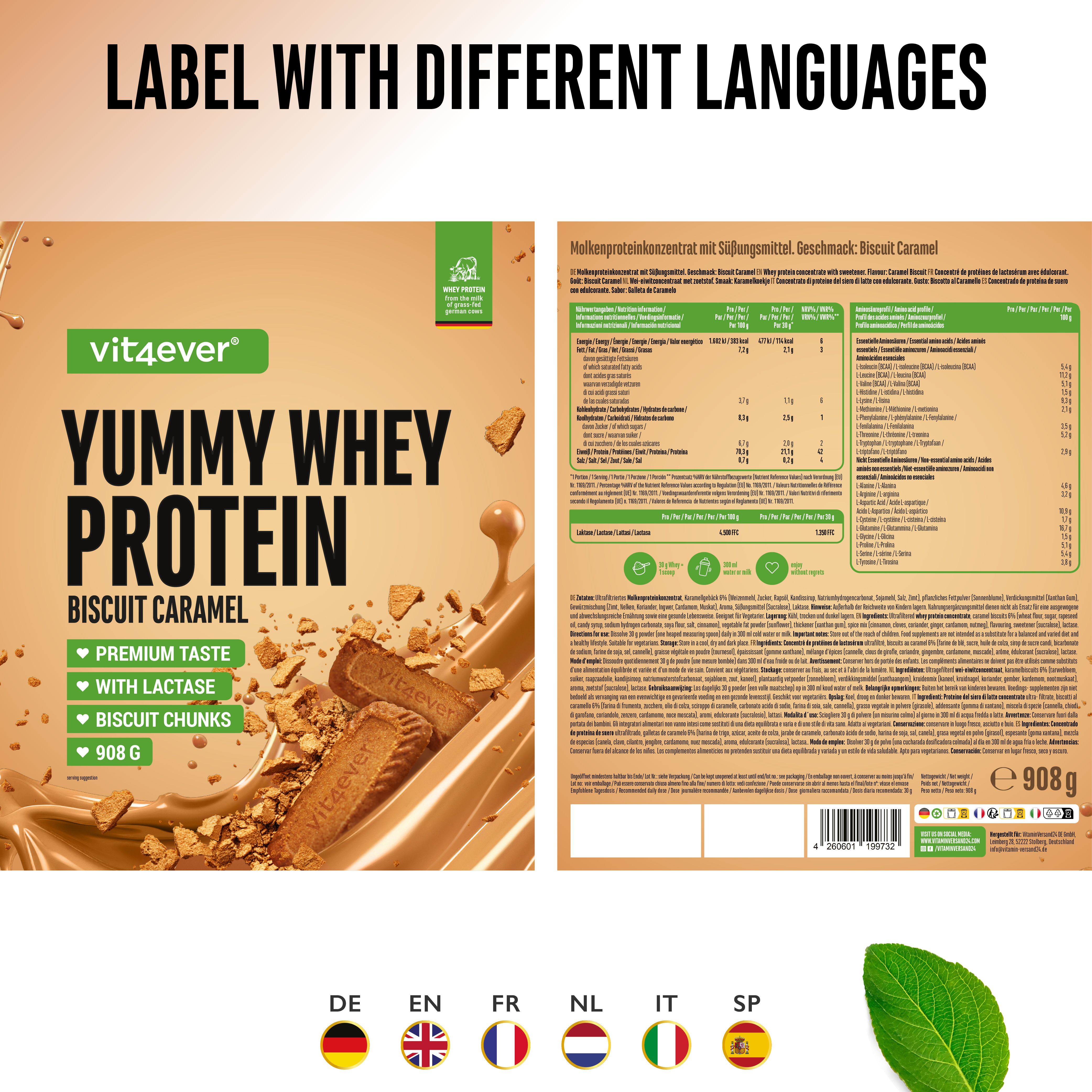 vit4ever Yummy Whey Protein