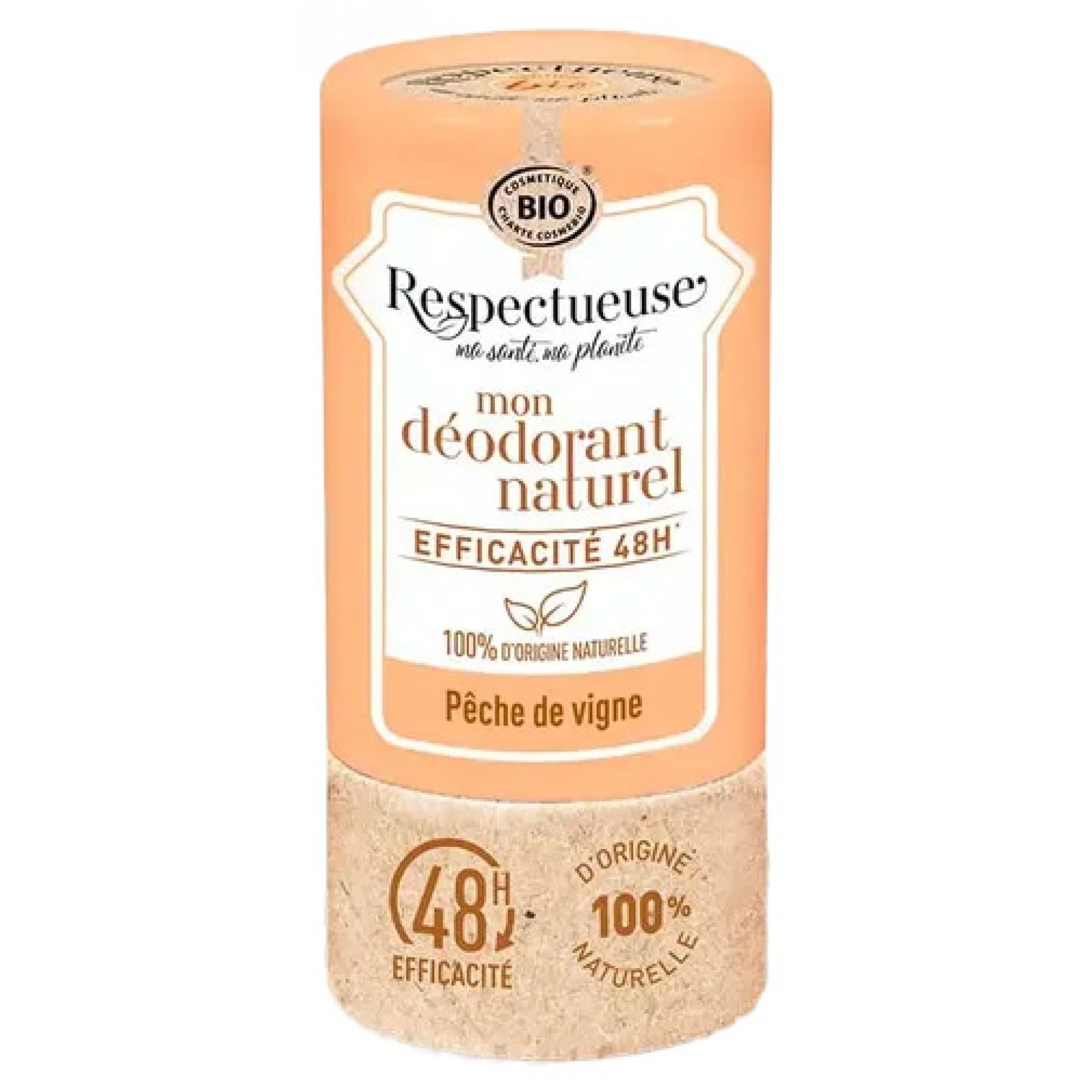 Respectful Mein Natürliches Deodorant Weinbergpfirsich Bio 9x4,2x4,2 cm