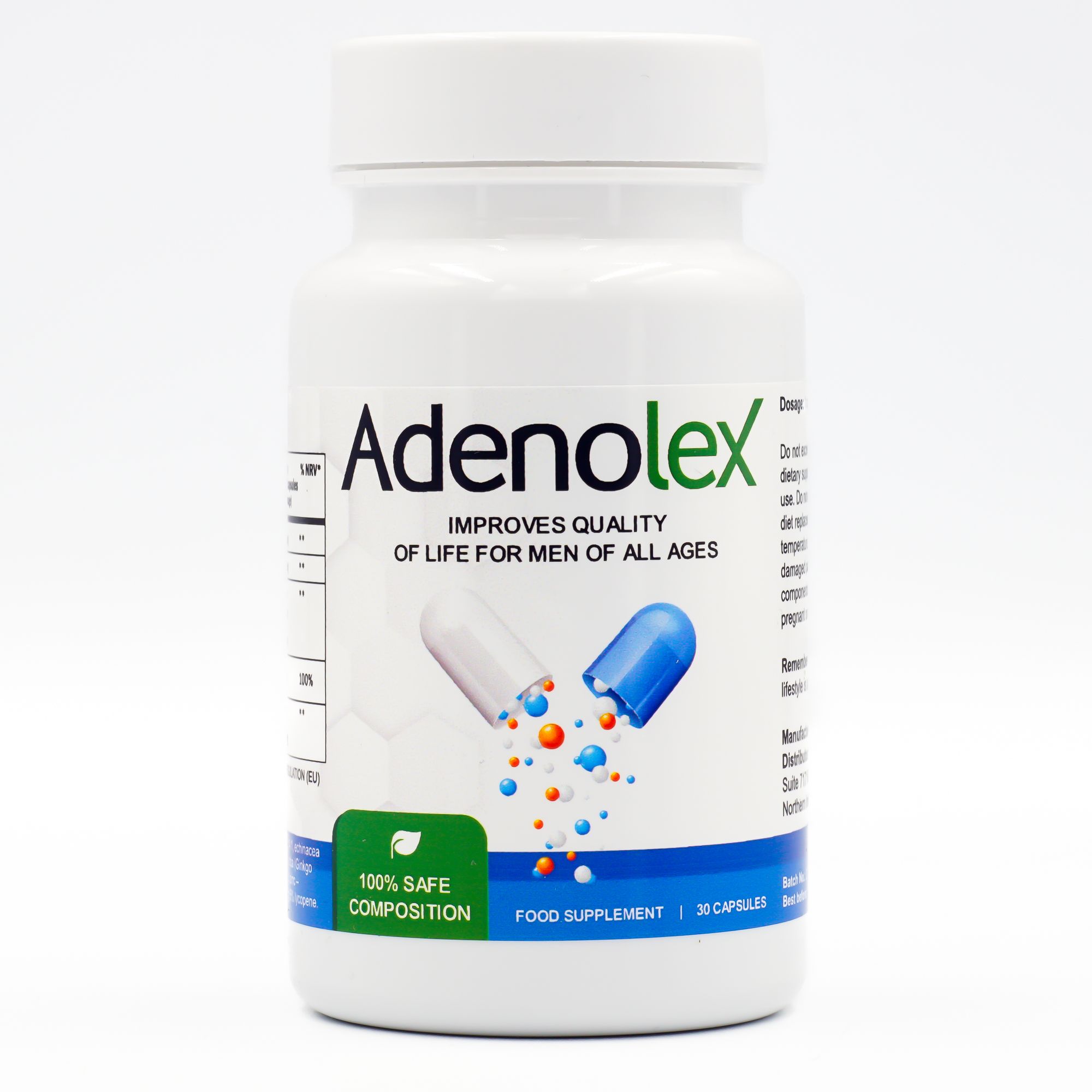 Adenolex | Nahrungsergänzungsmittel für Männer 1 St Kapseln