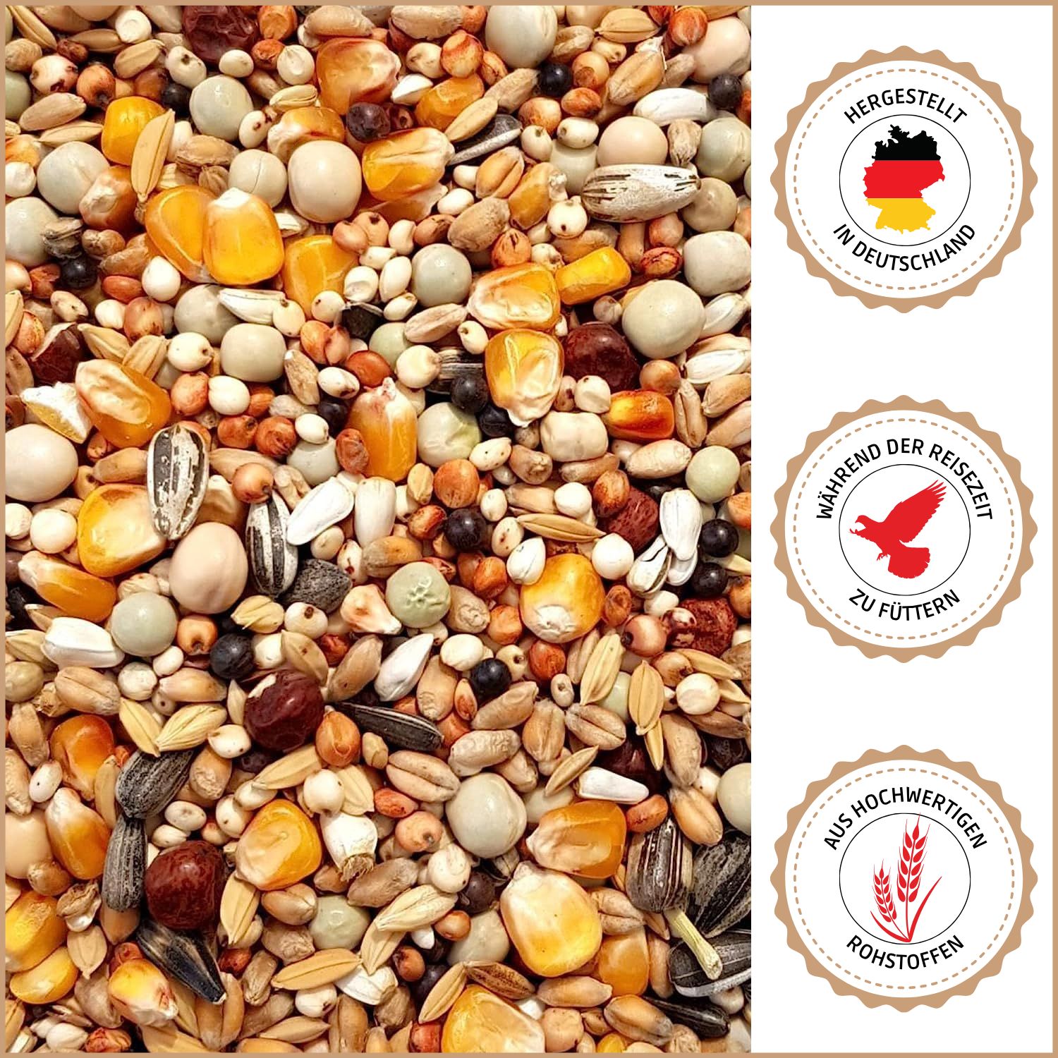 Supravit Super Reise Taubenfutter | ideal für Rassetauben geeignet | energiereiche Körnermischung