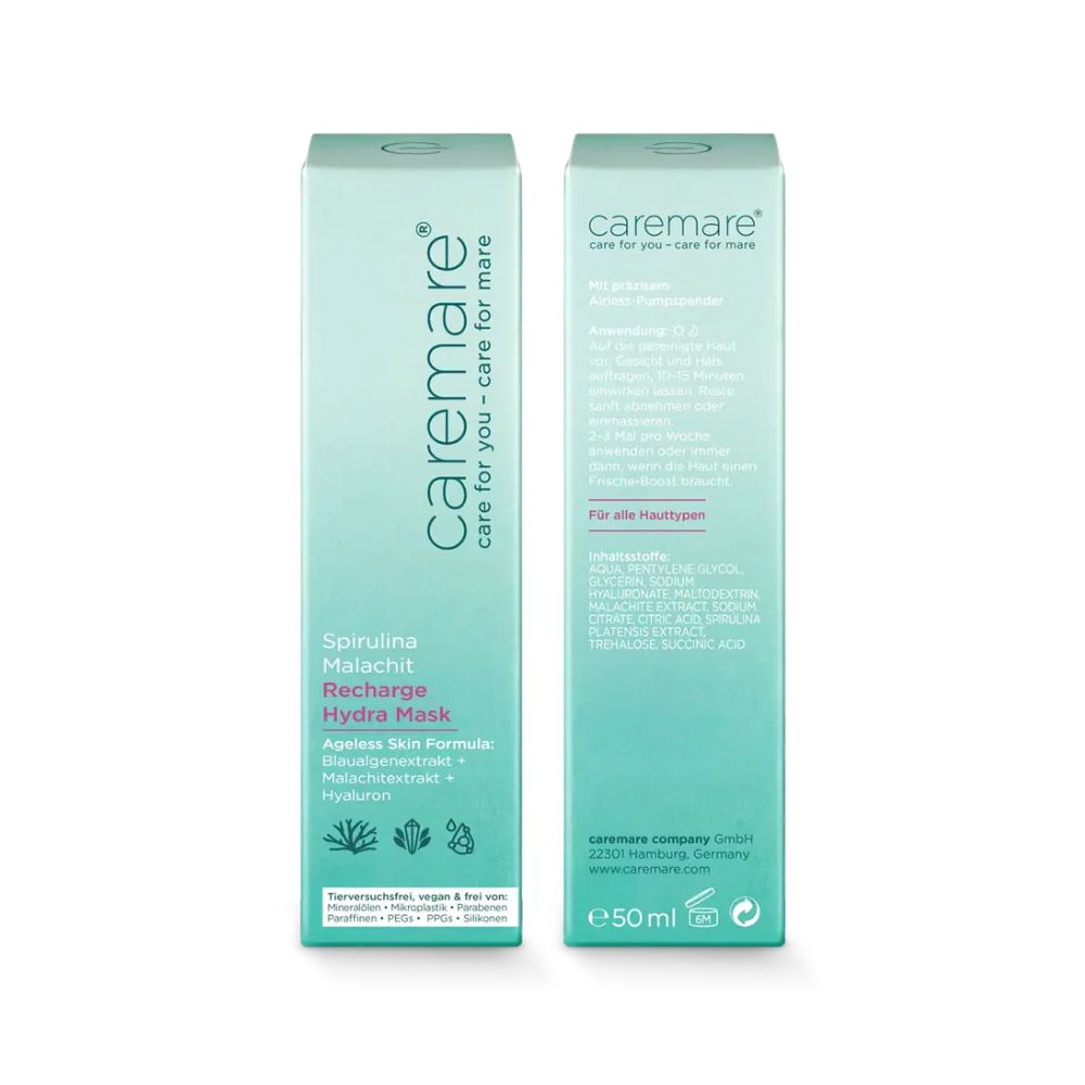 Caremare Recharge Hydra Mask Feuchtigkeitsmaske Gesicht