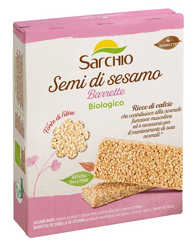 Barrette Semi di Sesamo Senza Glutine - Sarchio