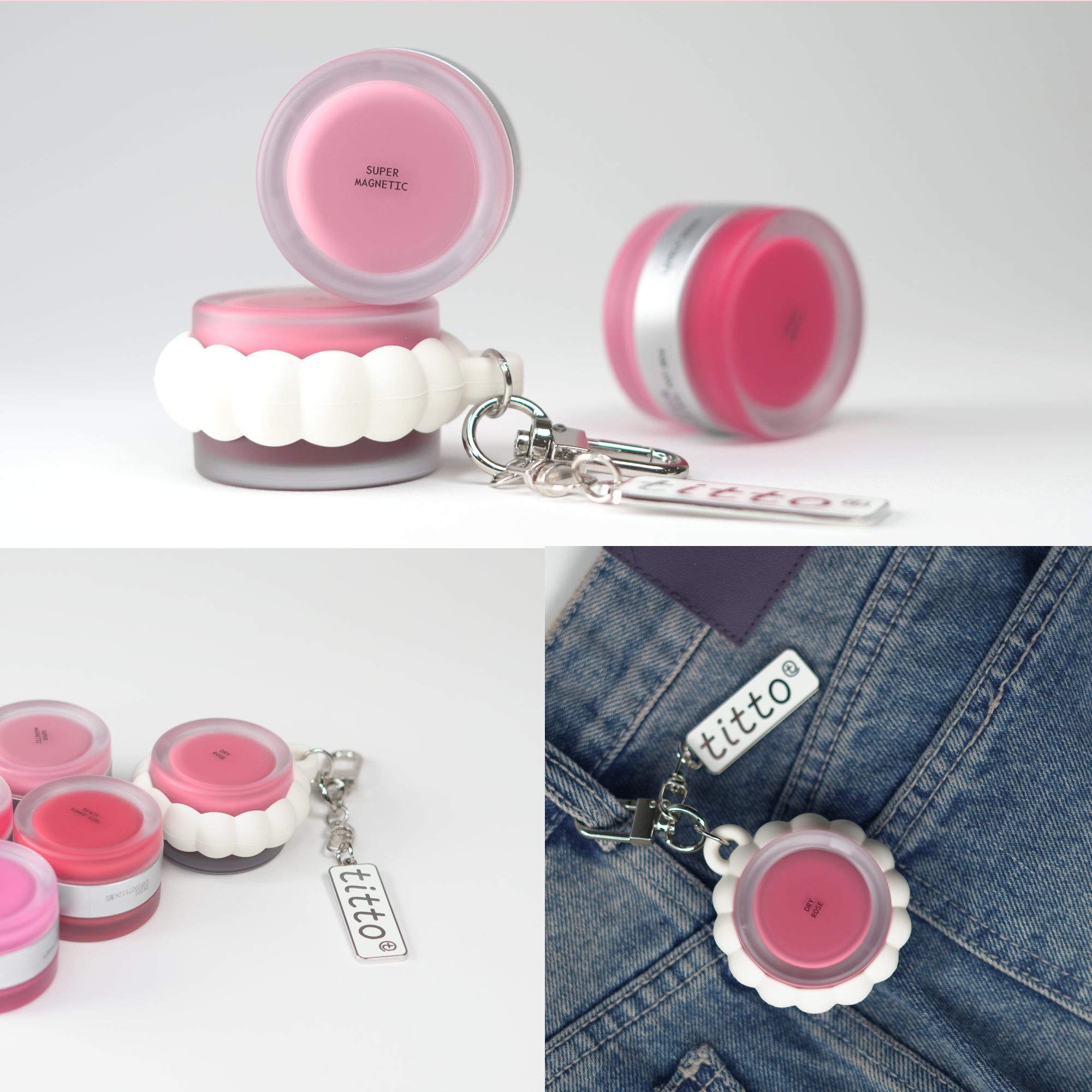 TITTO Aqua Beam Dual Pot #01 Aqua Lip Balm/Shine Beam Plumper