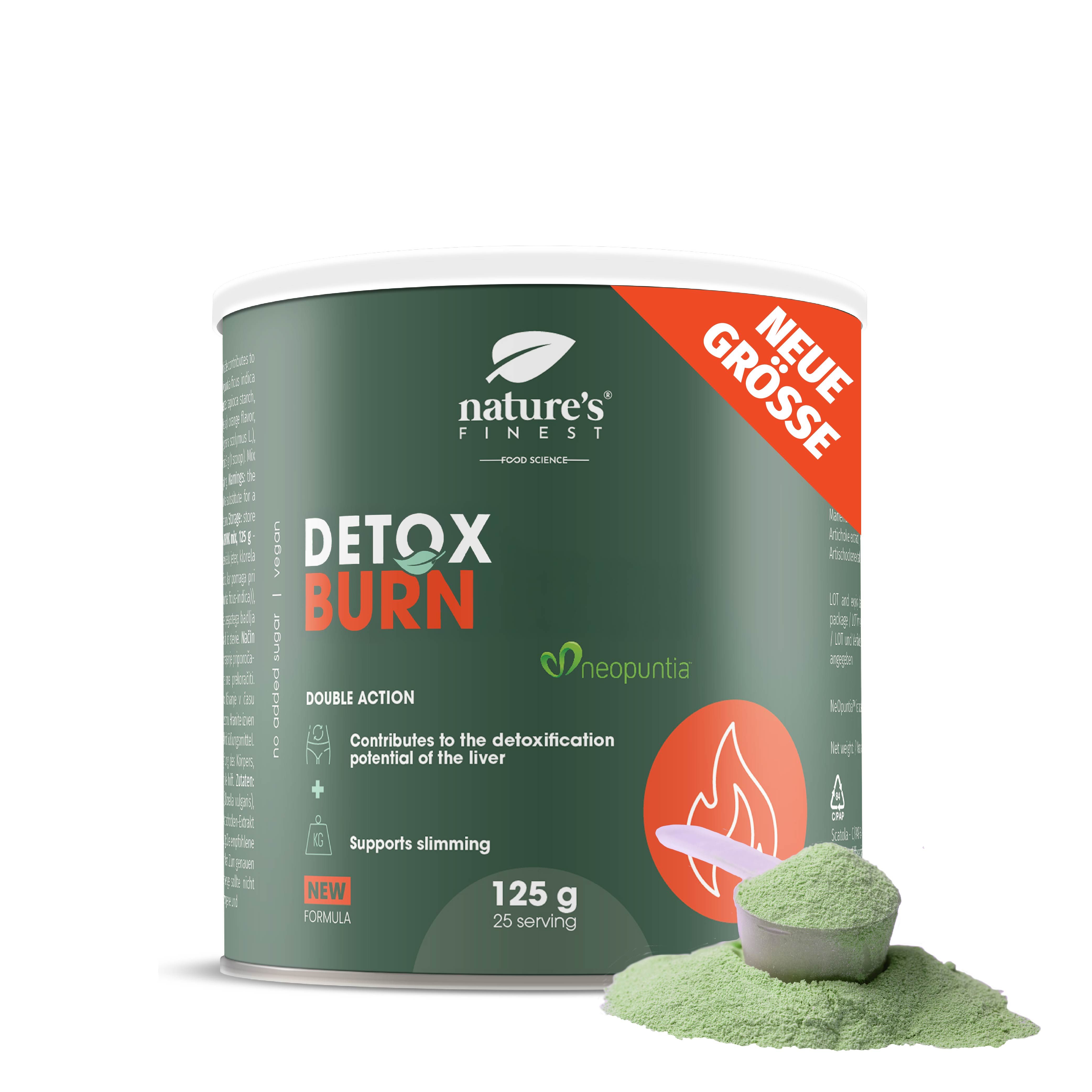Nature's Finest Detox Belly Burn - Ergänzung zum Entgiftung, Abnehmen und Fettverbrenner