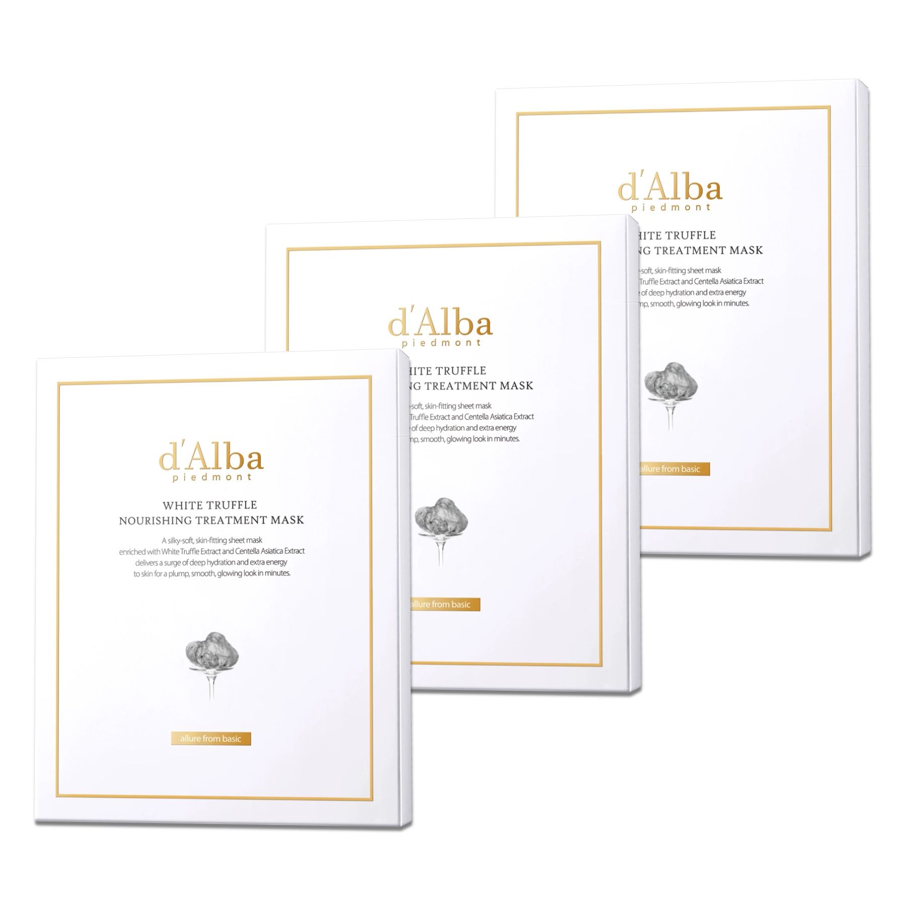 d'Alba Gesichtsmaske weiß Truffle Nourishing Treatment Mask 3x5 St
