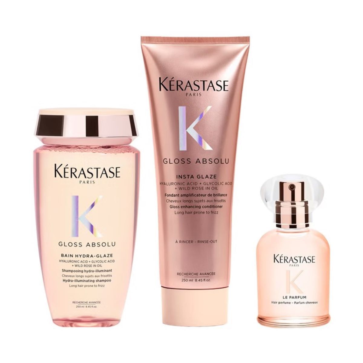 Kérastase Gloss Absolu Set (Bain / Fondant Le Parfum) 530 ml