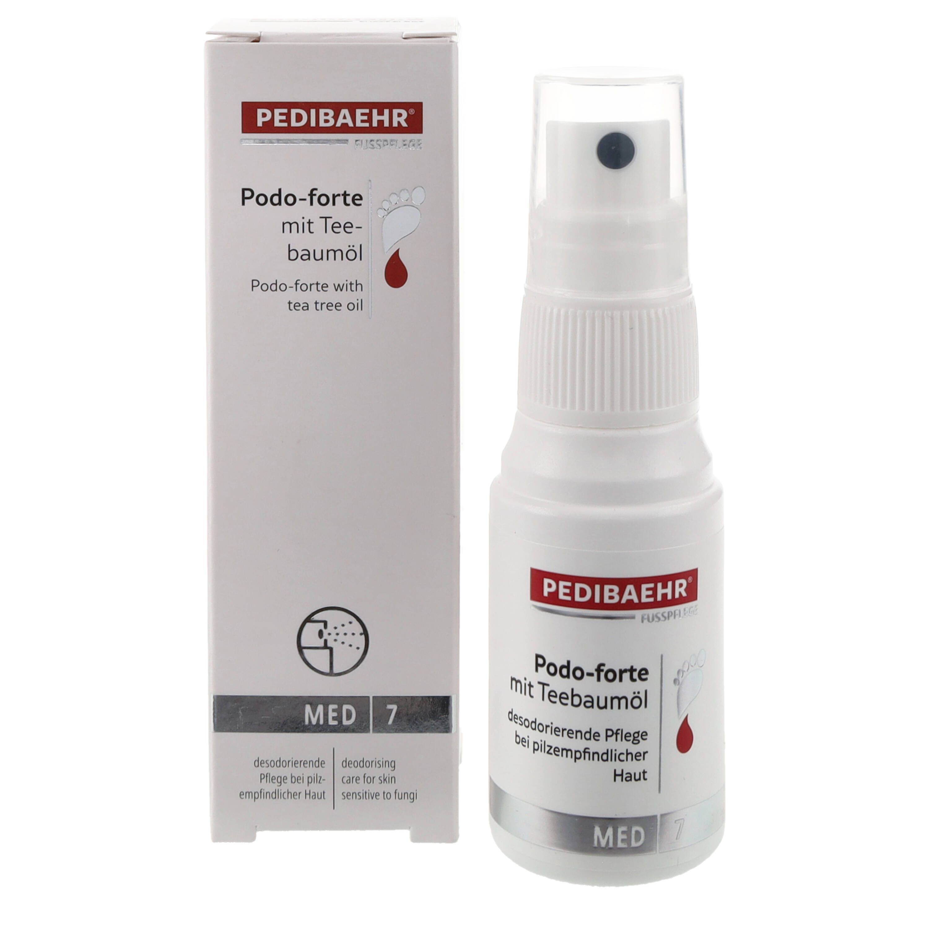 Pedibaehr MED Podo-forte mit Teebaumöl Spray