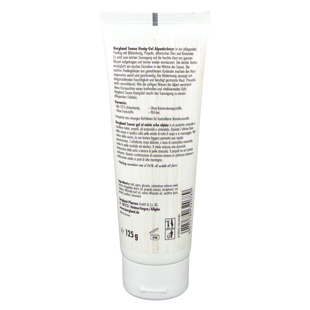 Sauna Honig-Gel Alpenkräuter