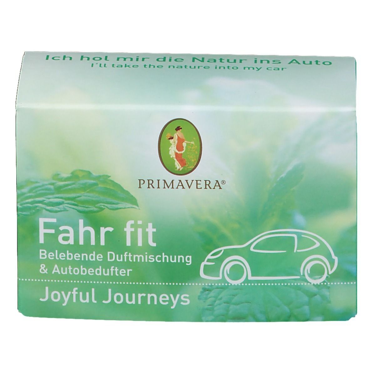 PRIMAVERA Fahr Fit Set Regalo Aromaterapia - Profumatore Per Auto Con 5 Ricariche - Pompelmo E Abete Douglas - Tonico E Rivitalizzante