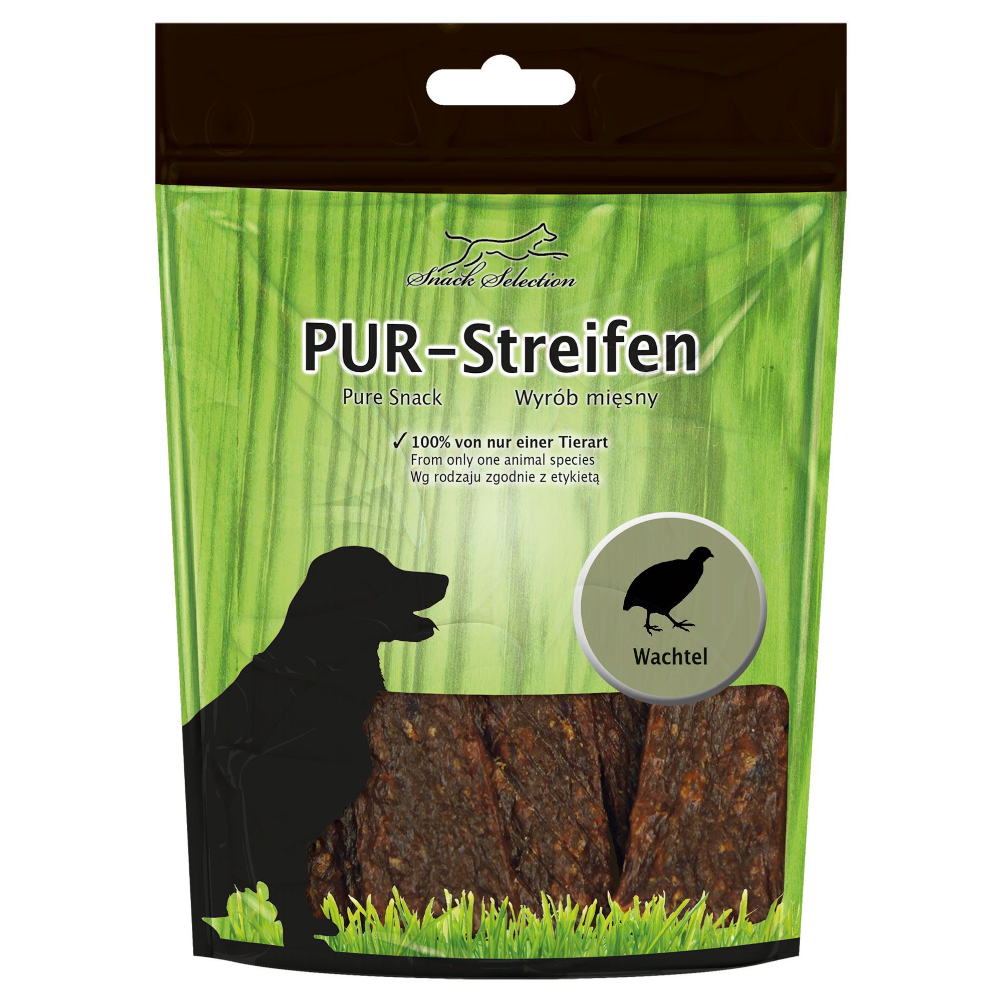 Schecker - PUR-Streifen Wachtel