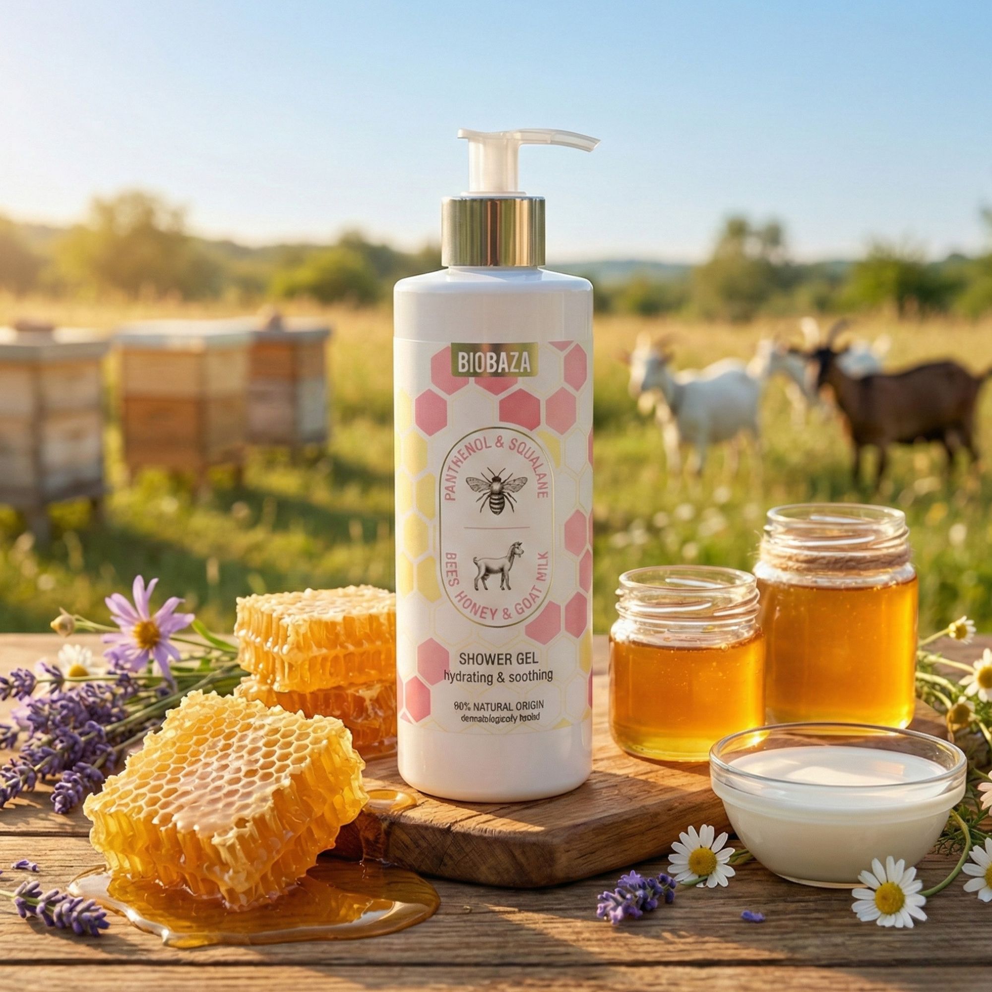 Biobaza 2in1 Shower Gel Bees & Goats