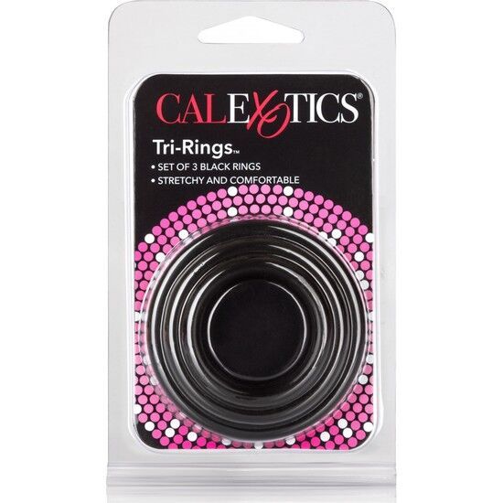 Calexotics - Penisring-Set - flexible Ringe zur Erektionssteigerung