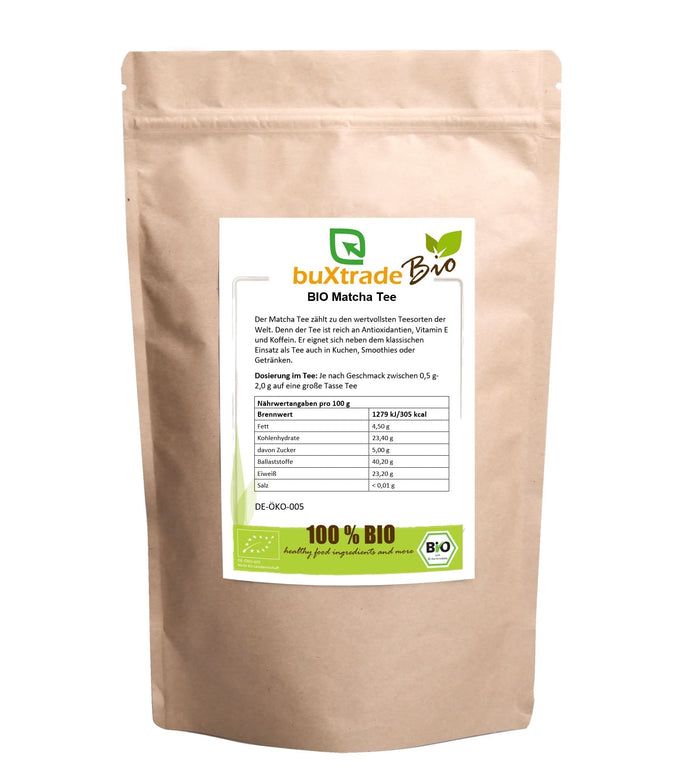 buXtrade Bio Matcha Tee Pulver