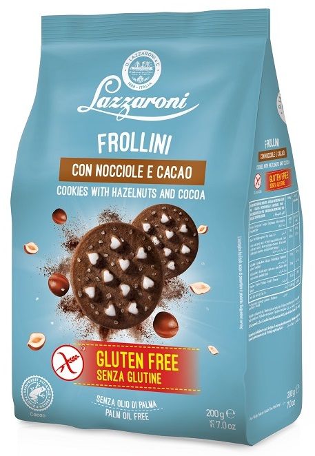 Frollini Senza Glutine con Cacao e Nocciole - Lazzaroni