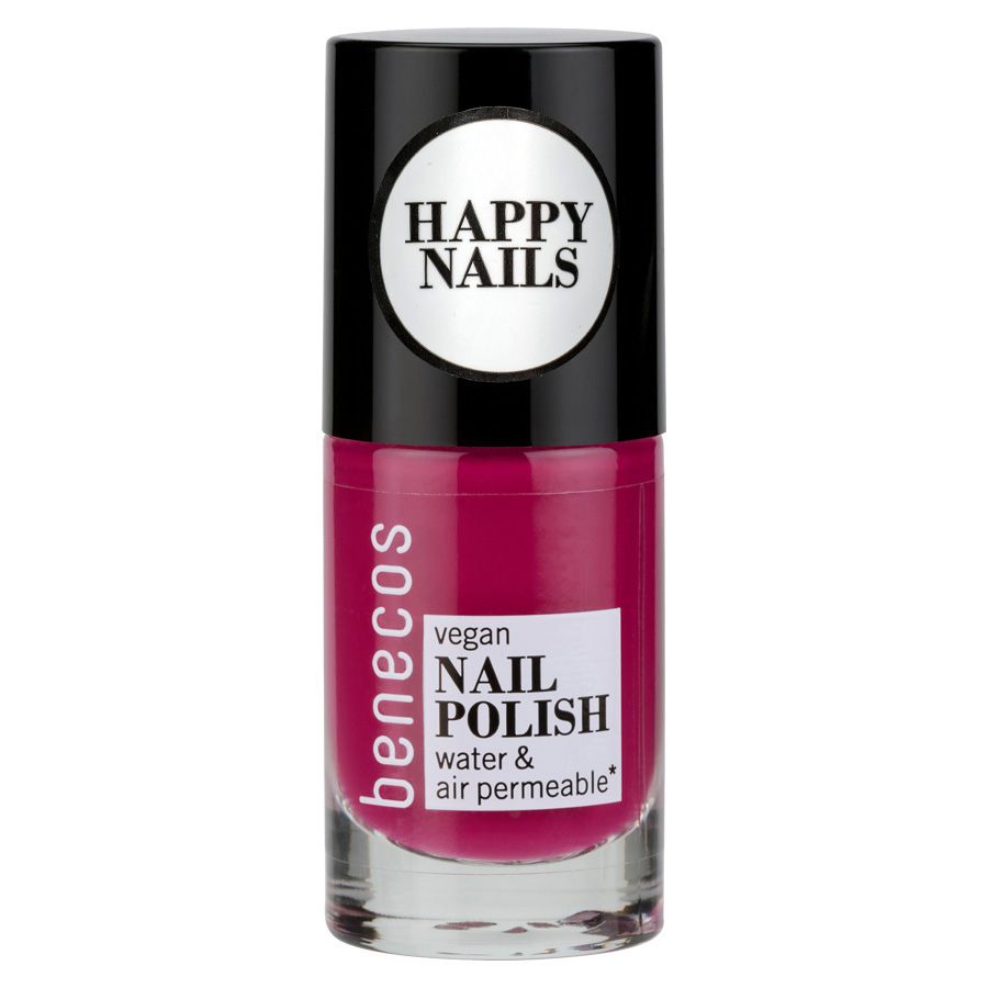 Benecos veganer Nagellack, wasser- und luftdurchlässig, Farbe Wild Orchid.