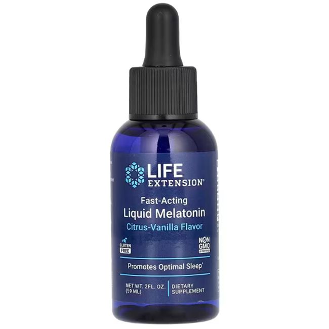 LIFE EXTENSION Melatonina liquida ad azione rapida 59 ml Gusto agrumi-vaniglia